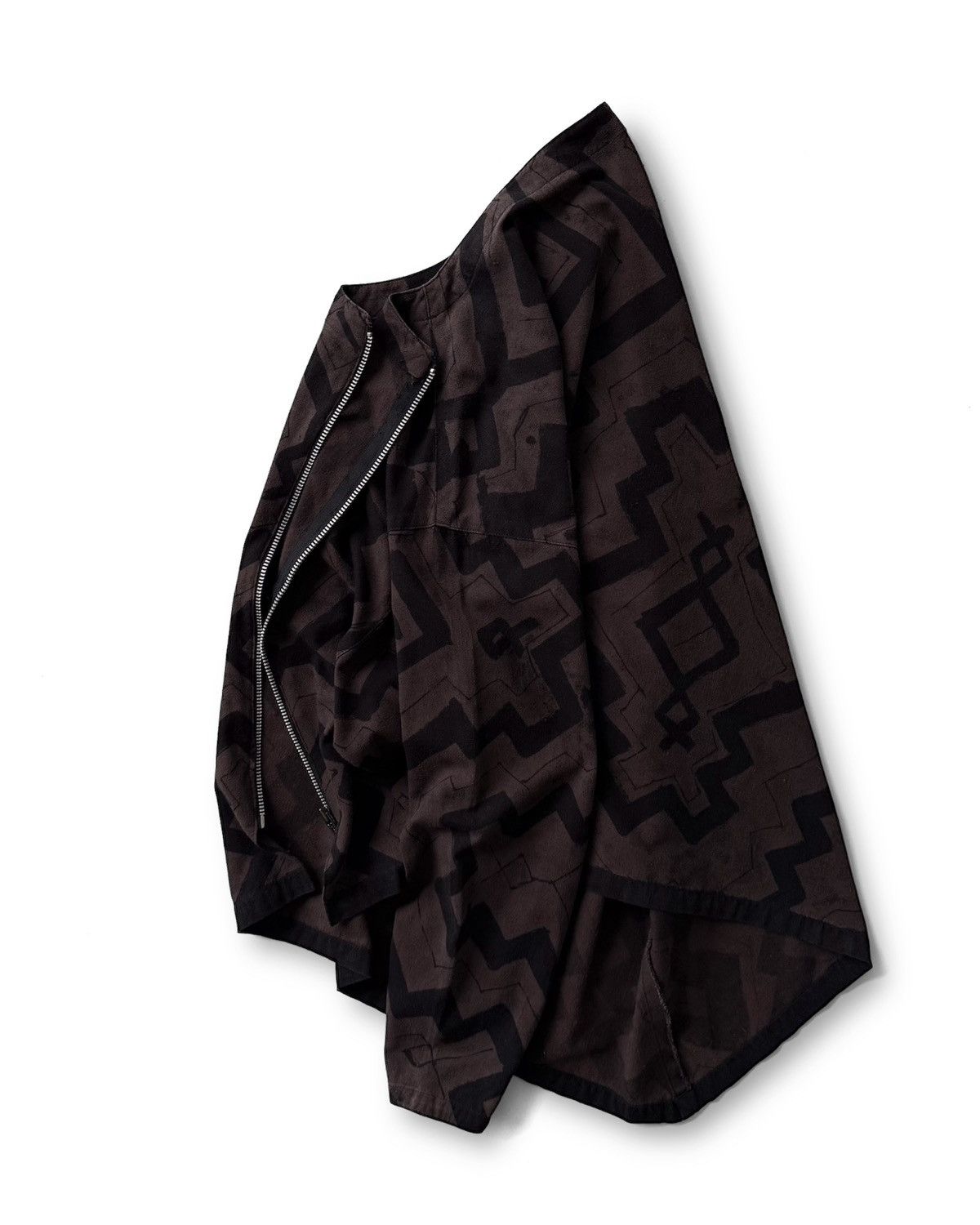Issey Miyake IS ISSEY MIYAKE ASYMMETRIC ZIP JACKET SHIRT Size US M / EU 48-50 / 2 - 9 Thumbnail