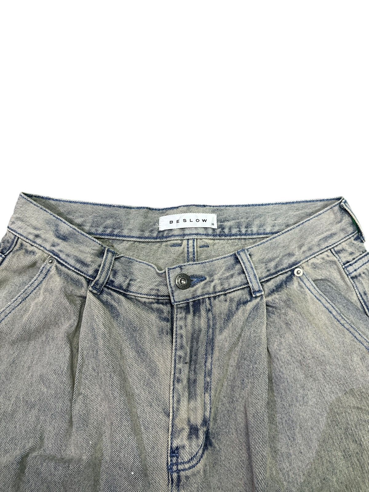 If Six Was Nine Baggy Loose Beslow distress Denim . Size US 30 / EU 46 - 3 Thumbnail