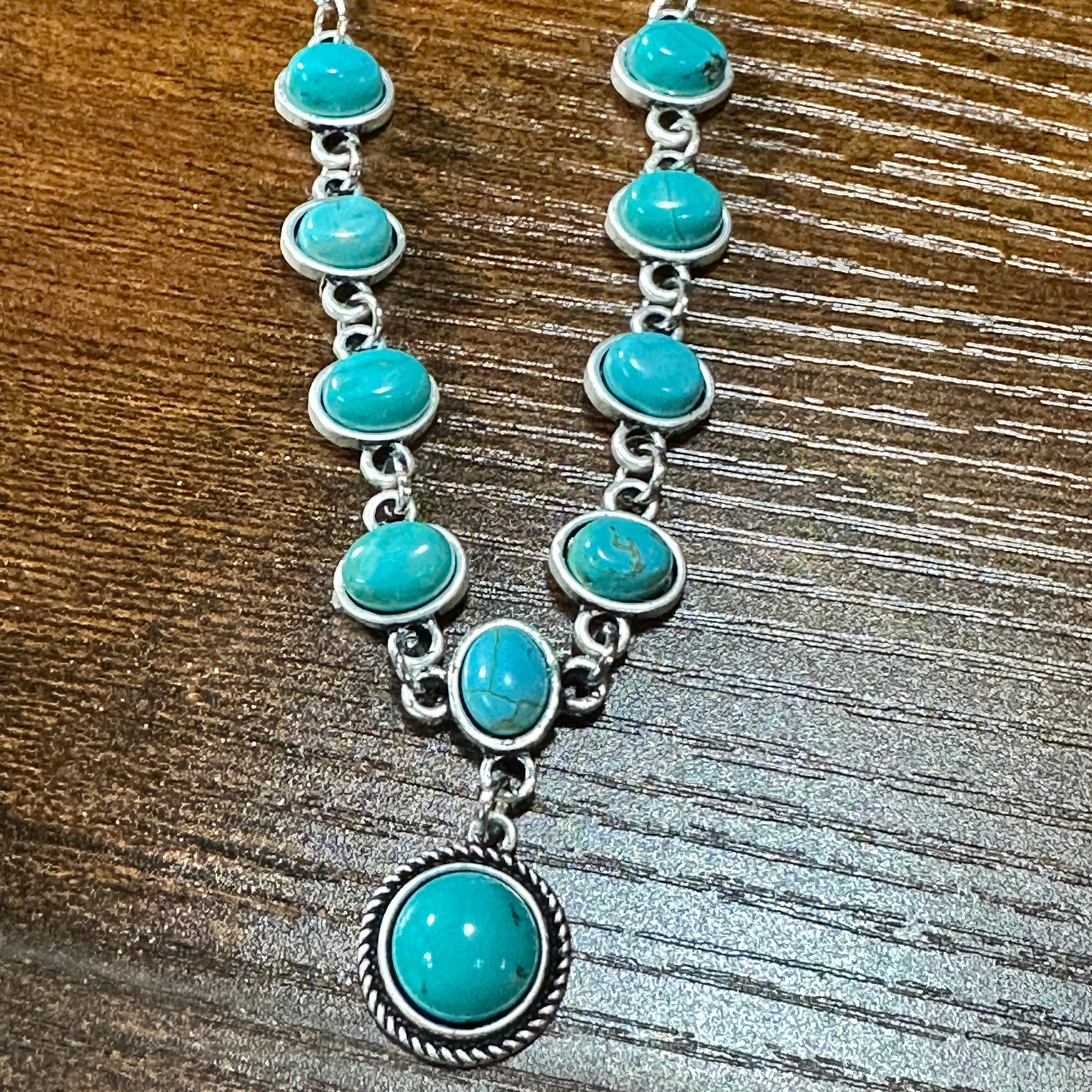 Other Unique Handmade Turquoise Necklace, Cowgirl Southwestern Adj Size ONE SIZE - 9 Thumbnail