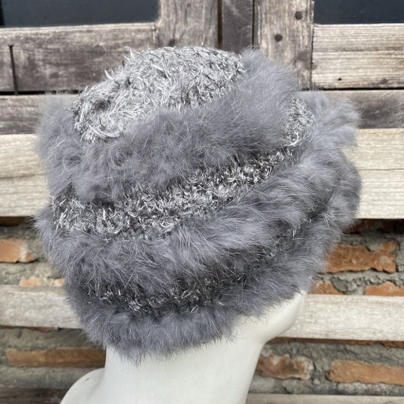 Japanese Brand × Vintage Japanese fur mohair beanie hat Size ONE SIZE - 3 Thumbnail