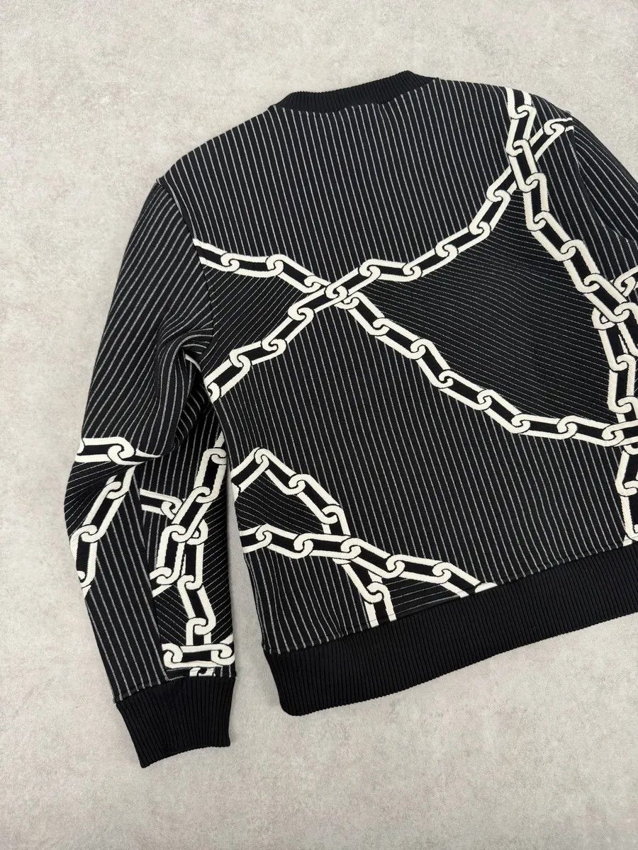 Louis Vuitton 2020 Louis Vuitton Cable 3D Jail Logo Black & White Sweater Size US S / EU 44-46 / 1 - 4 Thumbnail