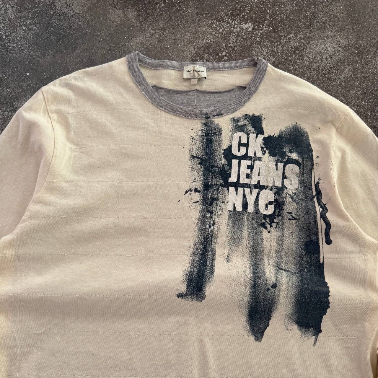 Calvin Klein × Calvin Klein 205W39NYC × Japanese Brand Calvin Klein Vintage Long Sleeve Shirt Size US L / EU 52-54 / 3 - 4 Thumbnail
