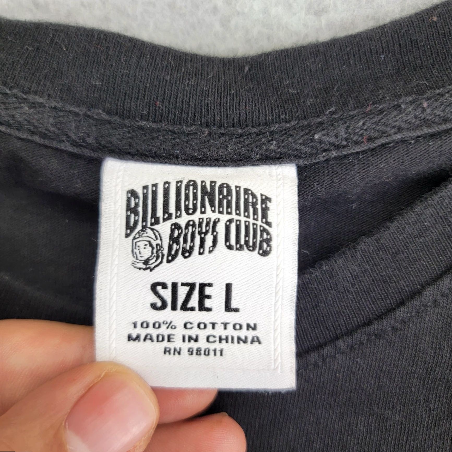 Billionaire Boys Club Billionaire Boys Club Shirt Mens Large Black Astronaut HUD Graphic Tee Sensory Overload Front View Mens Womens Boys Girls Size US L / EU 52-54 / 3 - 2 Thumbnail