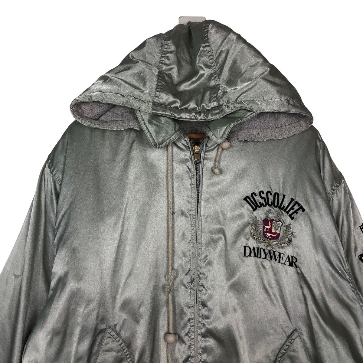 Japanese Brand 🔥Reversible Bomber Jacket American Sport No Time Lose Size US M / EU 48-50 / 2 - 13 Thumbnail
