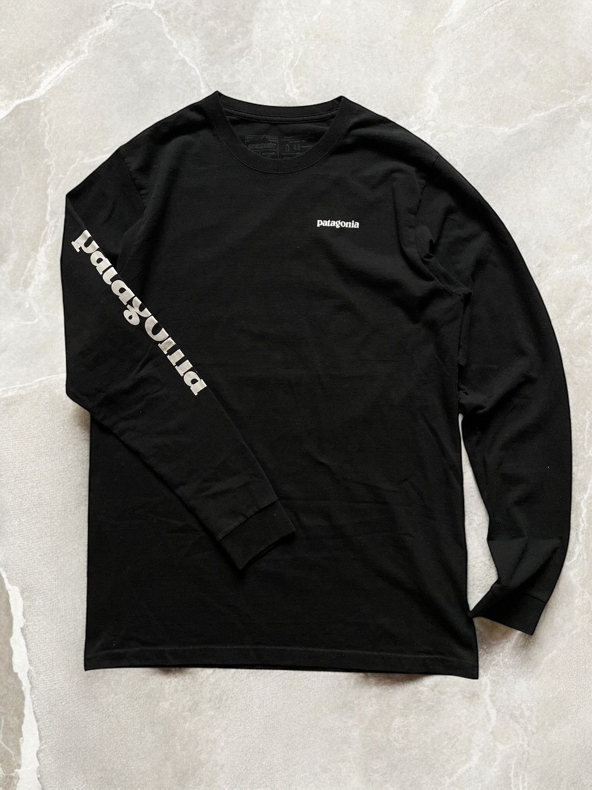 Patagonia × Vintage PATAGONIA BIG LOGO SWEATSHIRT RECYCLED Long Sleeve tee y2k Size US M / EU 48-50 / 2 - 1 Thumbnail