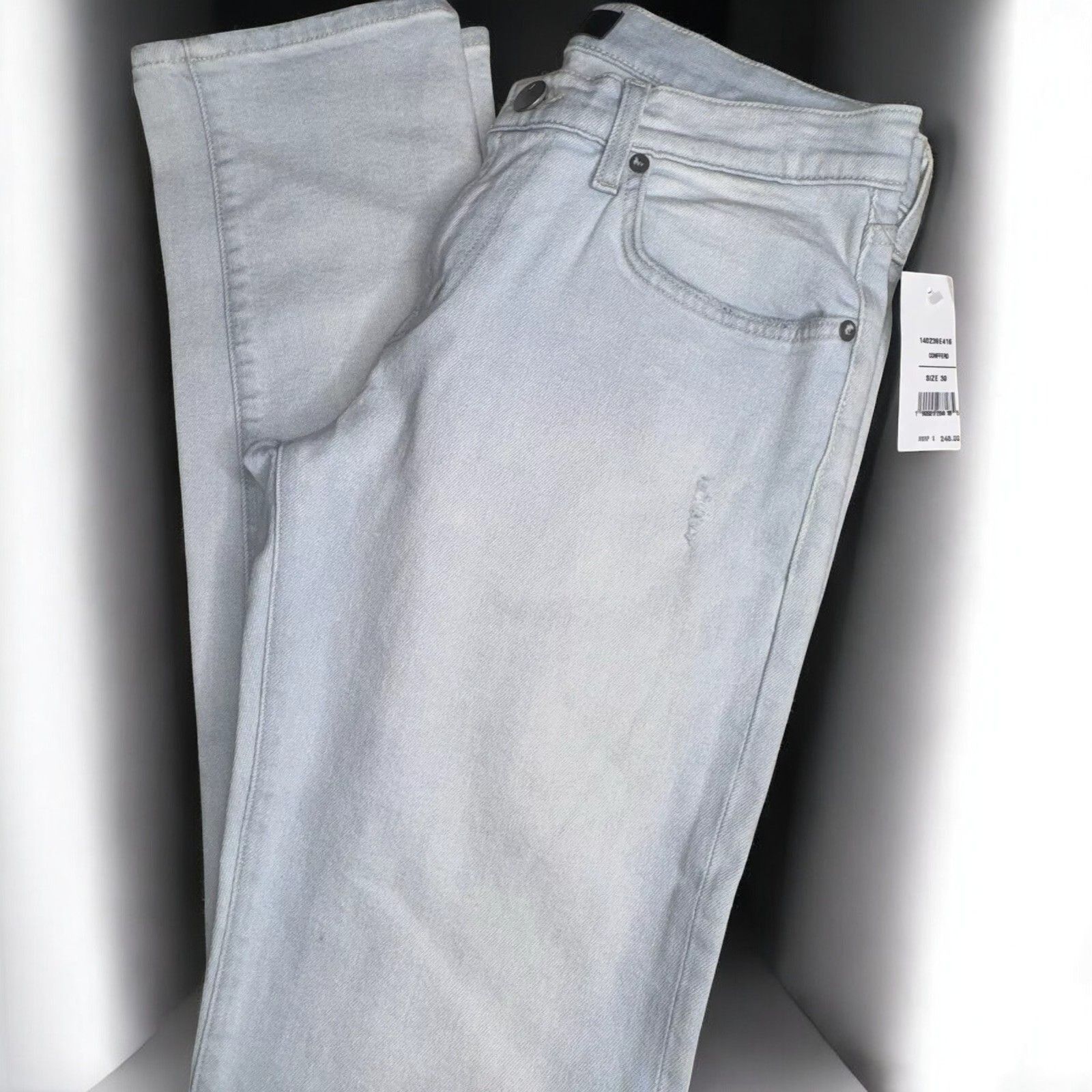 J Brand J Brand Tyler Slim Fit Distressed Mens Jeans NEW 30 Size US 30 / EU 46 - 3 Thumbnail