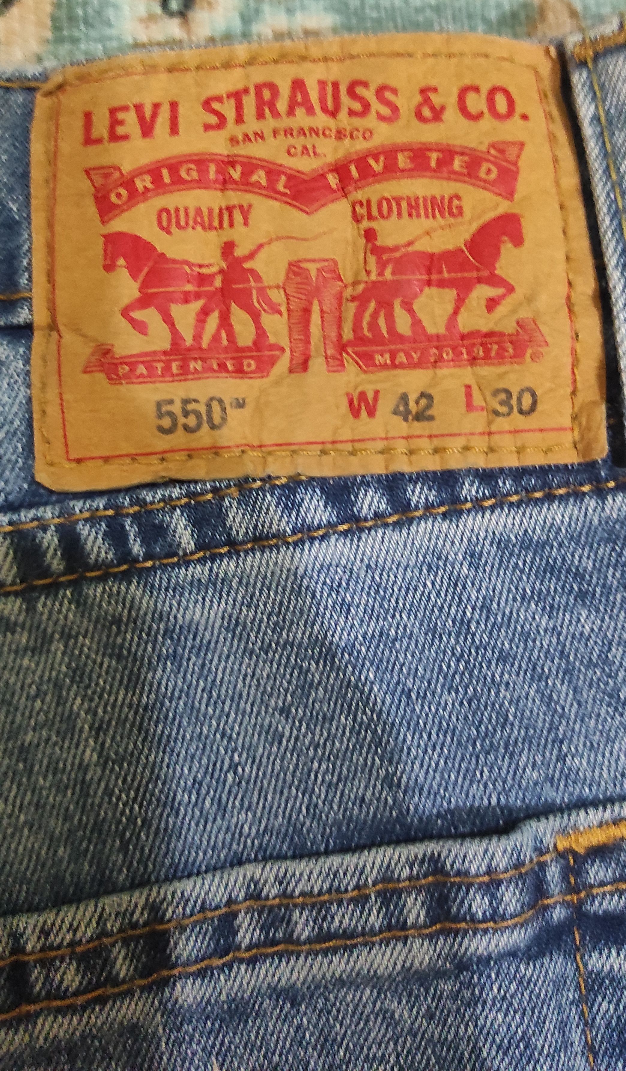 Levi's Levis Distressed Washed Denim Size US 42 / EU 58 - 5 Thumbnail