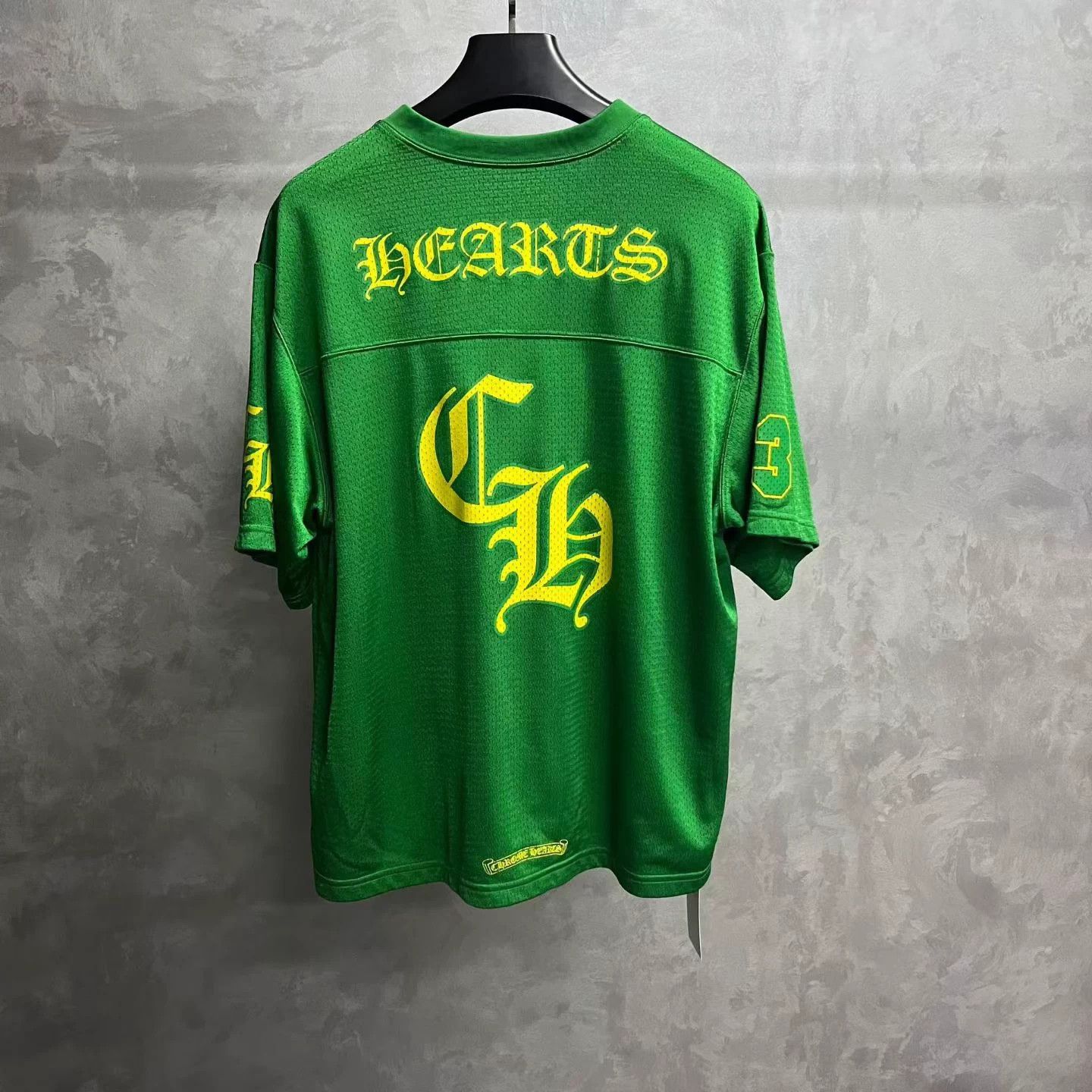 Chrome Hearts Chrome Hearts Green Logo V-neck Short Sleeve Tee L Size US L / EU 52-54 / 3 - 2 Thumbnail