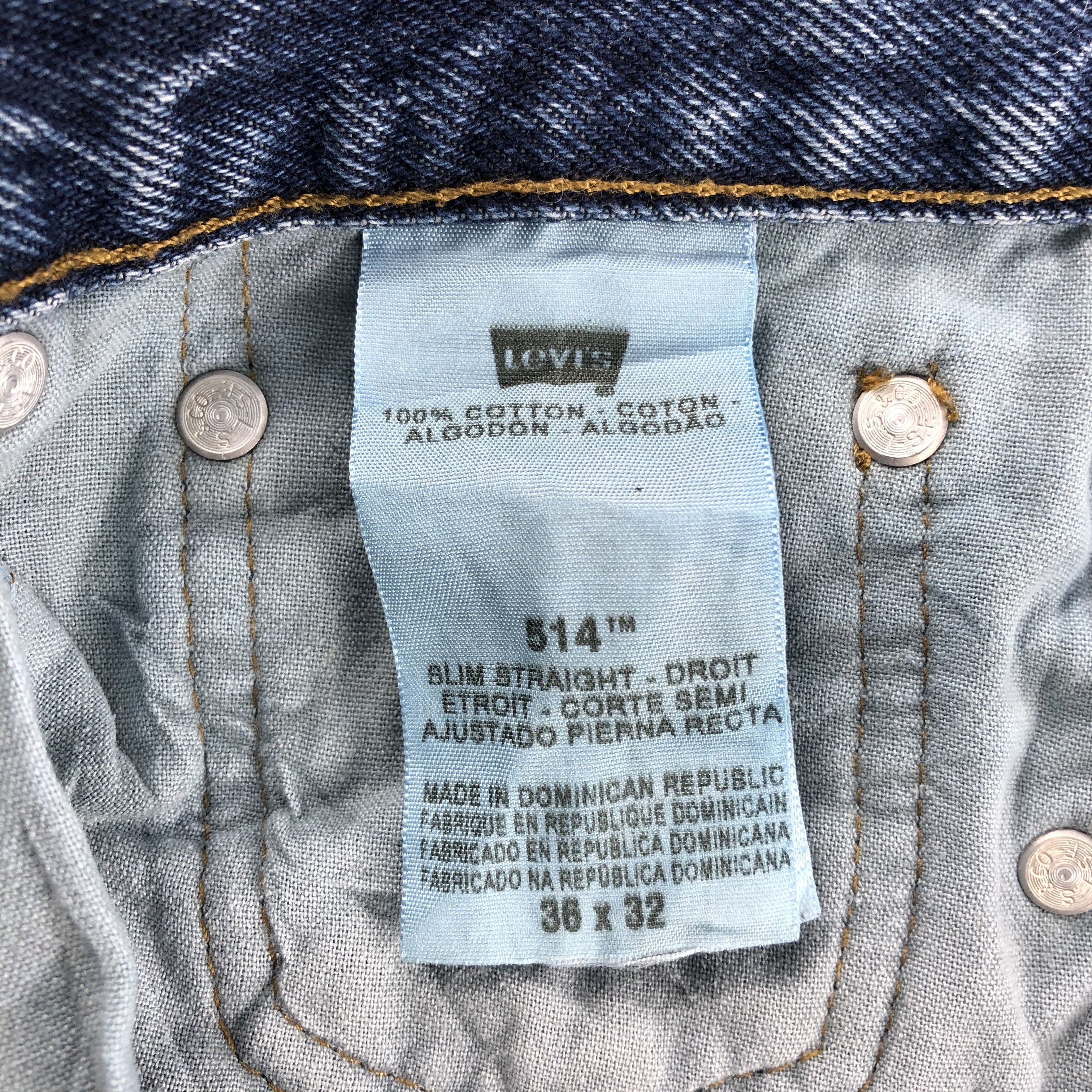 Levi's Vintage Levis 514 Jeans Blue Distressed Hem KJ519 Size US 36 / EU 52 - 10 Thumbnail
