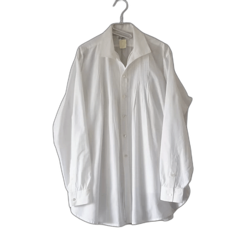 Yohji Yamamoto yohji yamamoto white pleated shirt Size US M / EU 48-50 / 2 - 1 Thumbnail