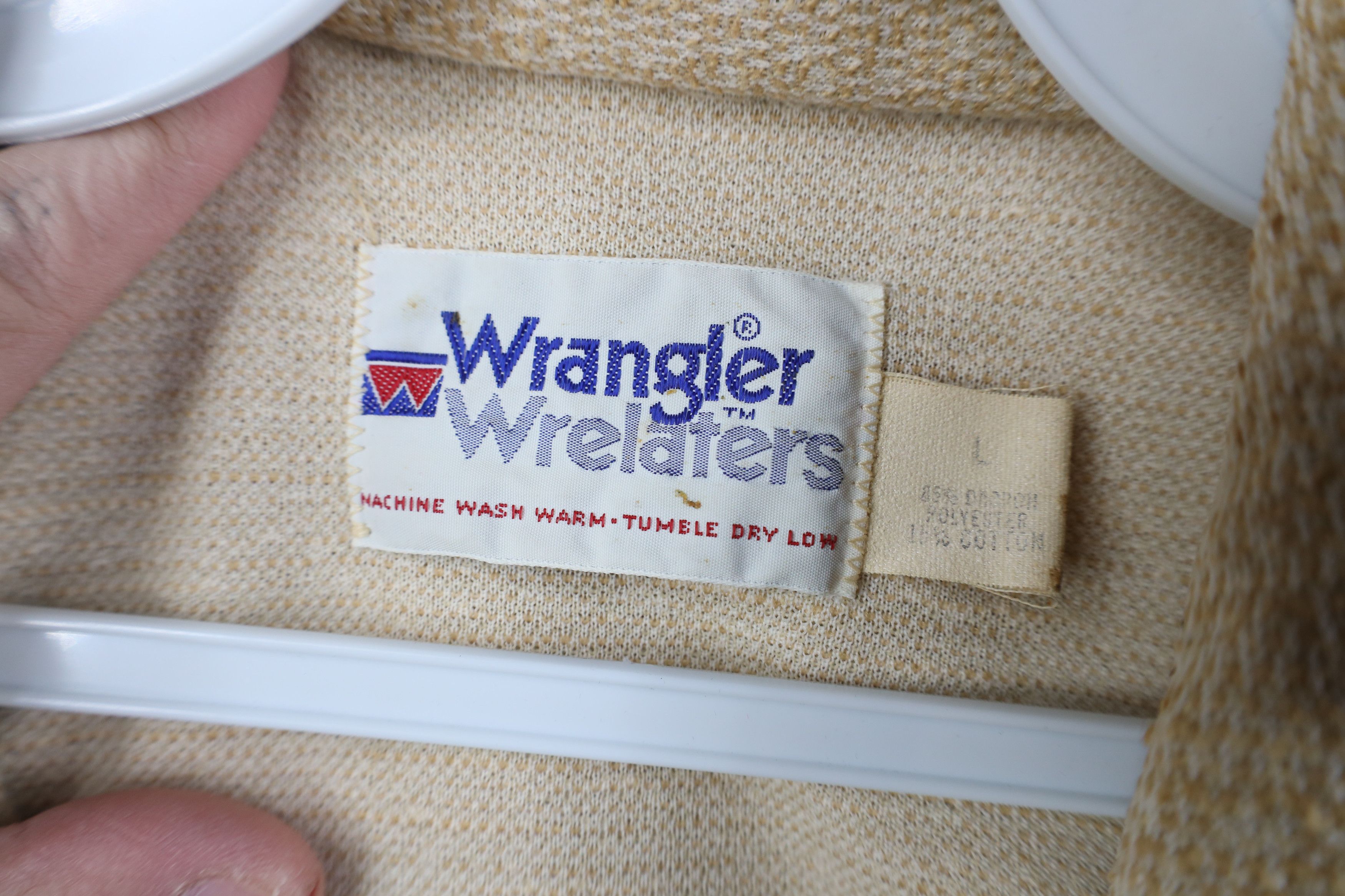Wrangler Vintage 70s Wrangler Button Shirt Jacket Jac Shirt USA Size US L / EU 52-54 / 3 - 11 Thumbnail