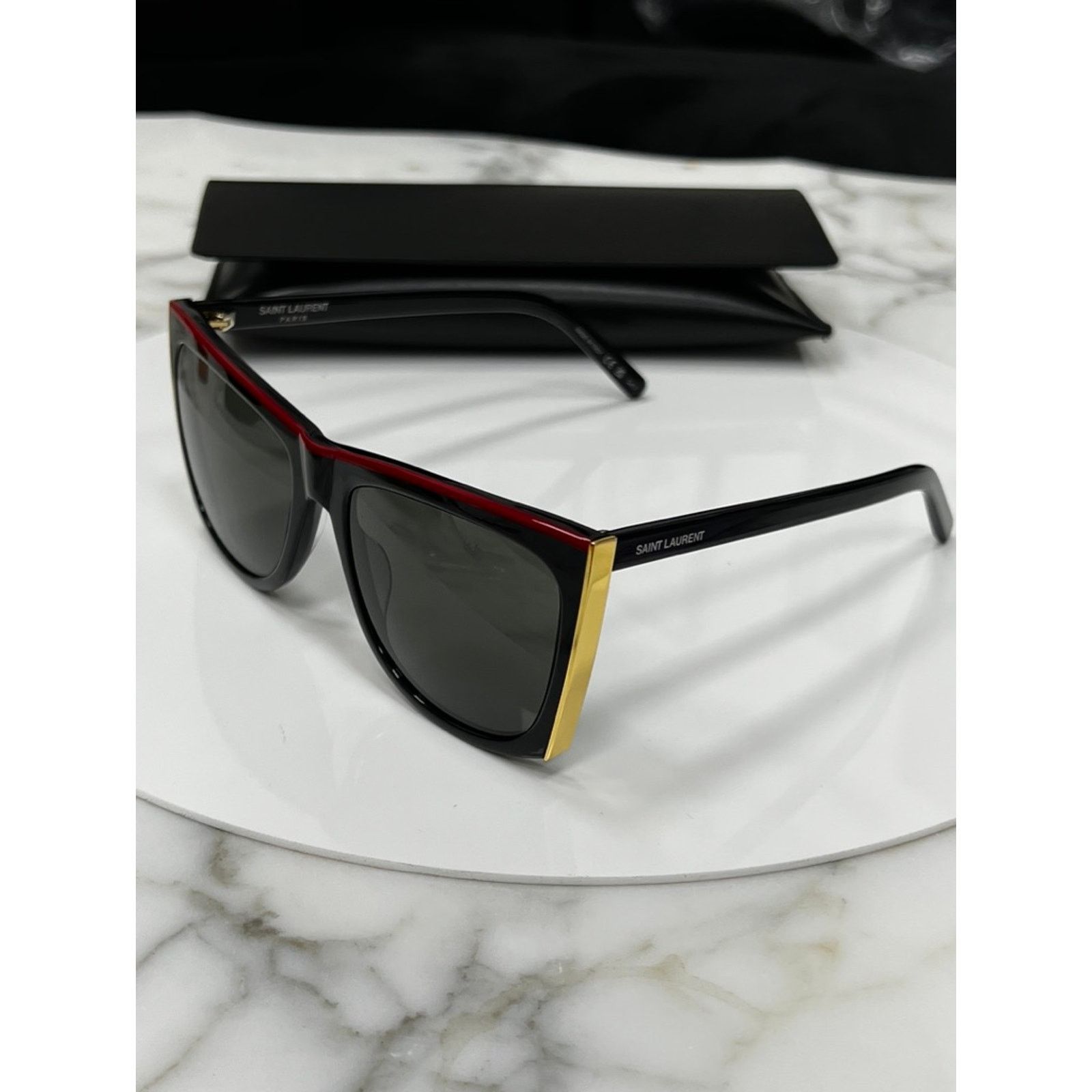 Saint Laurent Paris NEW Saint Laurent SL539 Paloma Oversized Sunglasses Size ONE SIZE - 10 Thumbnail