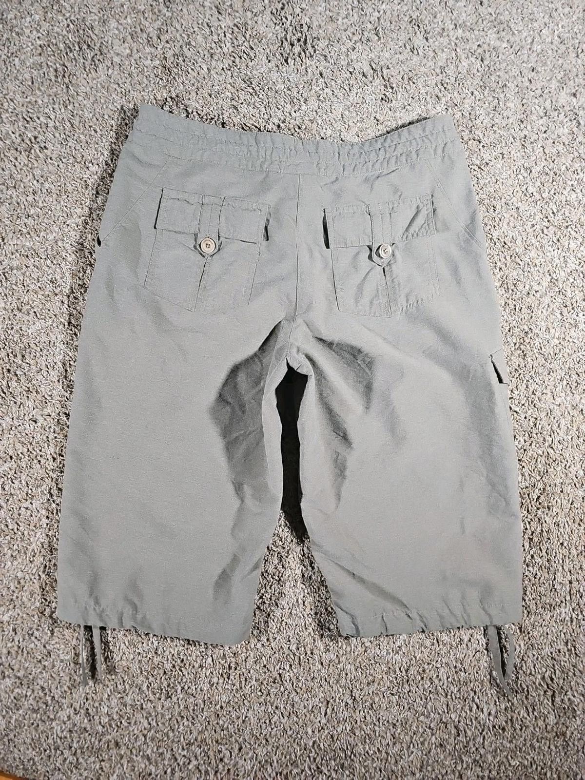 Merrell Merrell Sz 10 Green Capri Shorts Size 32" / US 10 / IT 46 - 6 Thumbnail