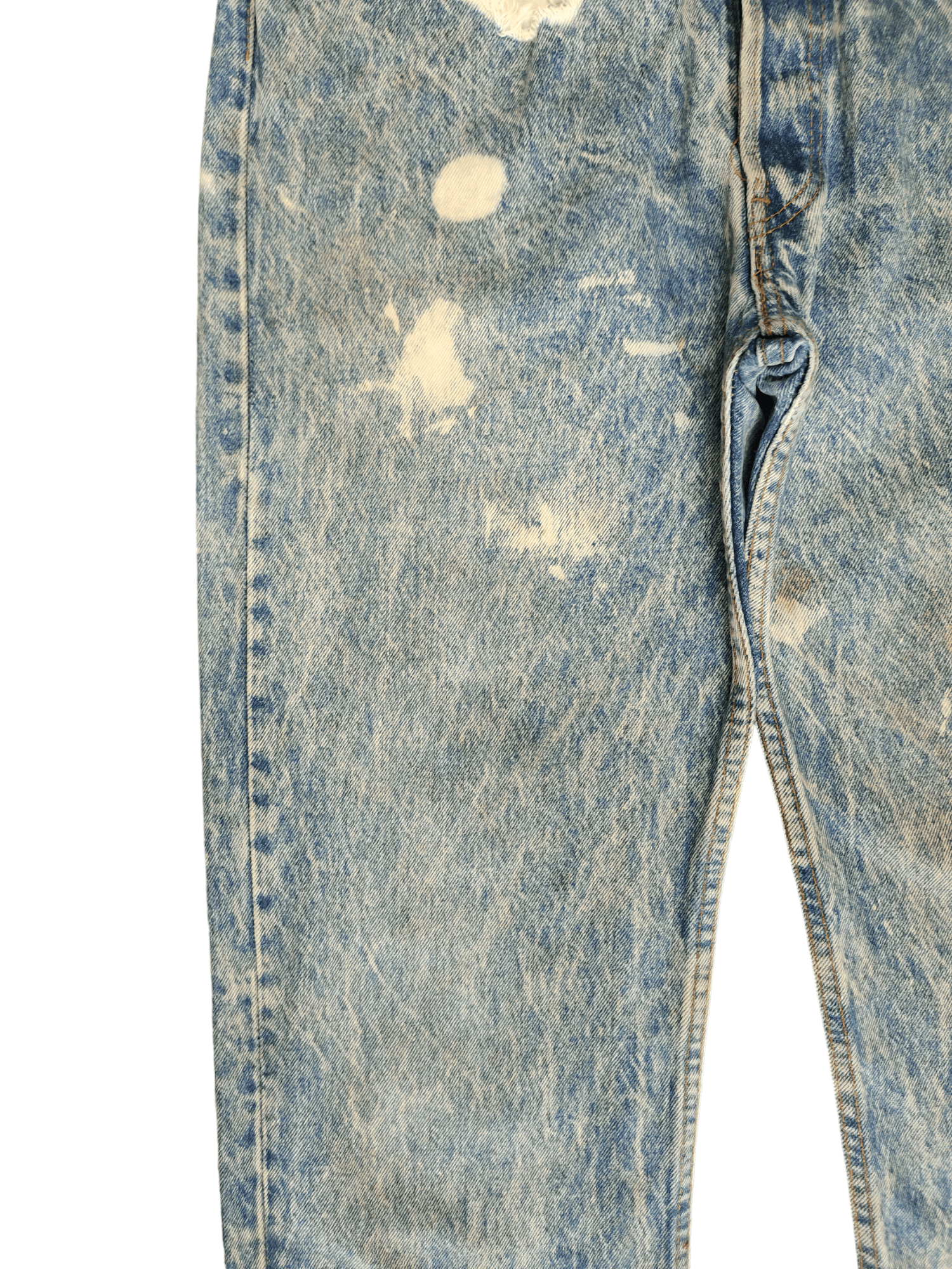 Levi's Size 31x32.5 Vintage 90s Levis 501 Acid Wash Jean Distressed Size US 31 - 5 Thumbnail