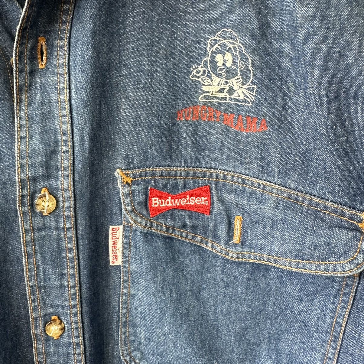 Budweiser × Vintage Budweiser hungry mama shirt vintage korea Size US M / EU 48-50 / 2 - 4 Thumbnail