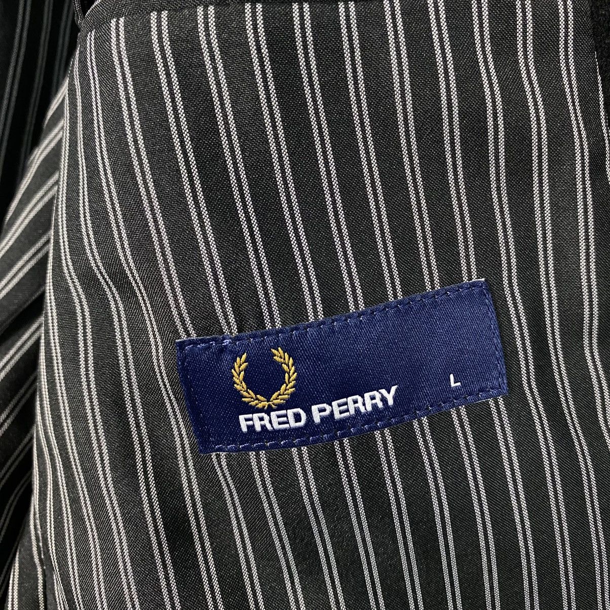 Fred Perry 📌Vintage Chore Button Jacket Fred Perry Striped Lining Size US L / EU 52-54 / 3 - 18 Thumbnail