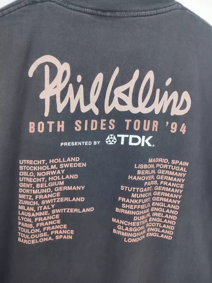 Vintage Phil Collins 1994 World Tour Concert T-Shirt Men XL Size US XL / EU 56 / 4 - 10 Thumbnail