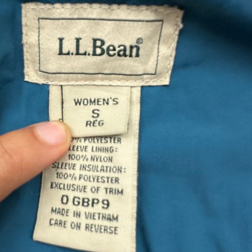 L.L. Bean LL Bean GBP9 Fleece Lined Full Zip Jacket Womens Small Size S / US 4 / IT 40 - 2 Thumbnail