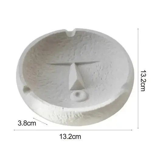 Designer × Jewelry Human Face Desktop Ashtray Size ONE SIZE - 4 Thumbnail