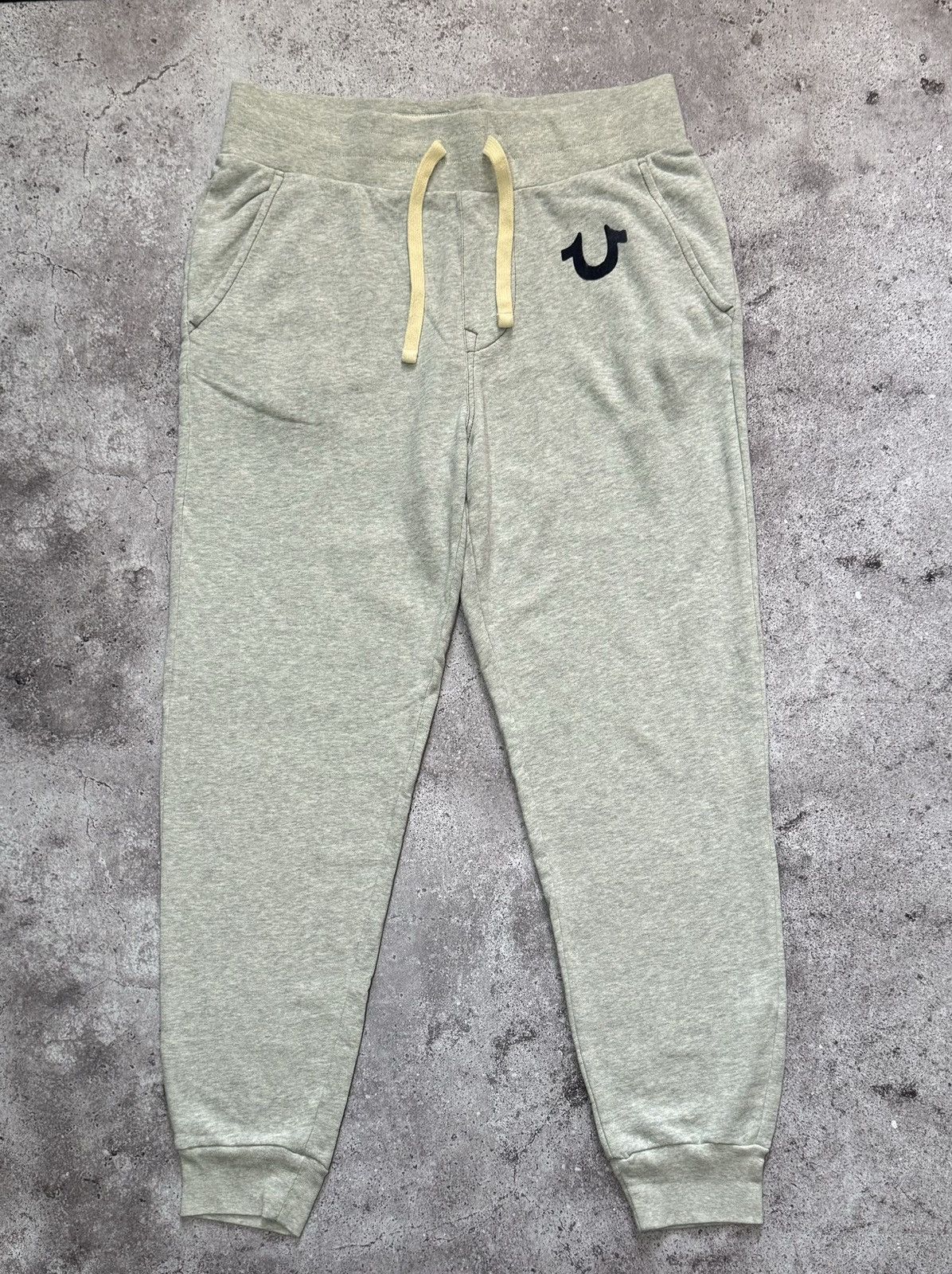 True Religion × Vintage True Religion vintage streetwear grey sweatpants Size US 32 / EU 48 - 1 Thumbnail