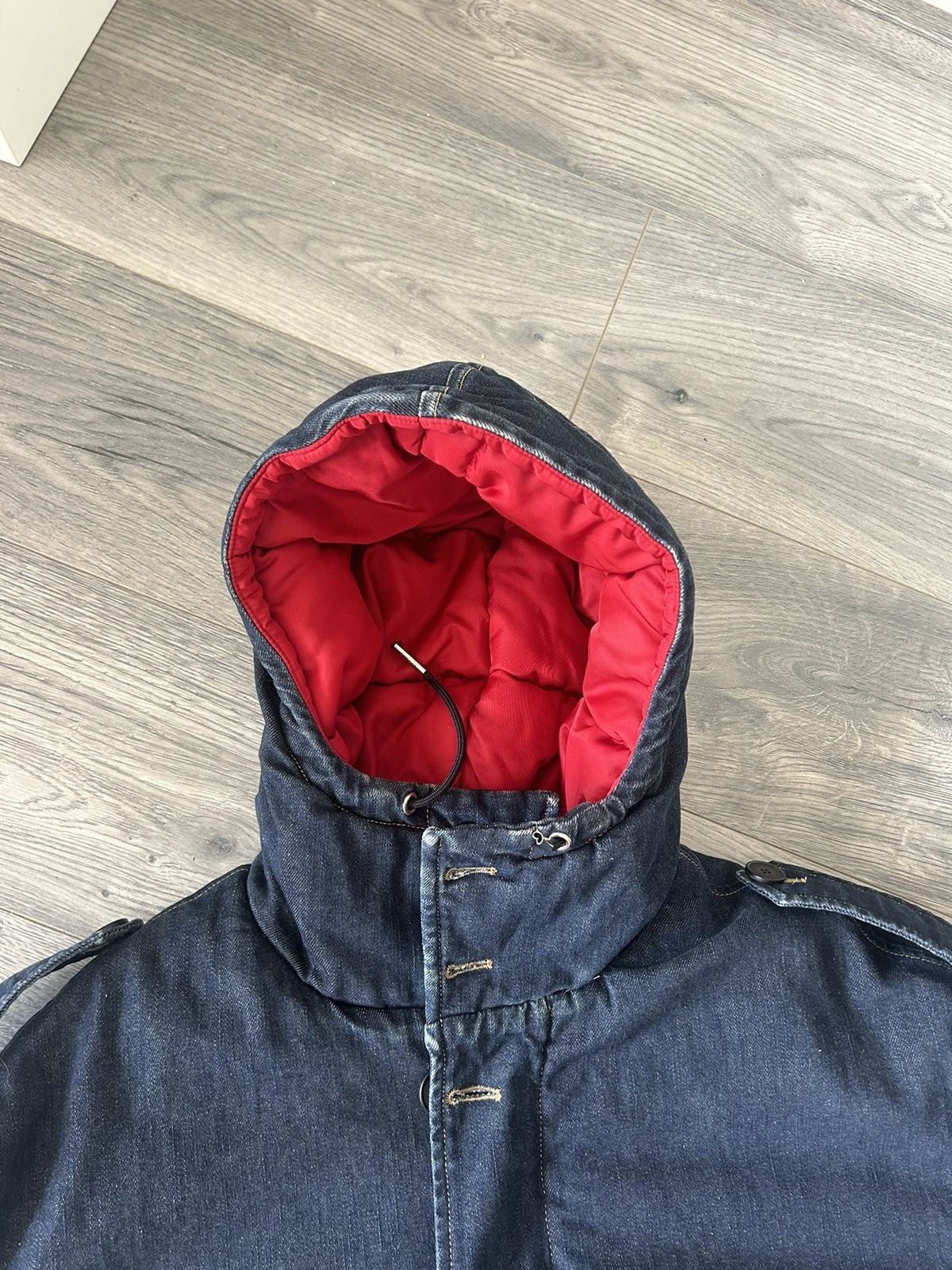 Givenchy Oversized Indigo Denim Puffer Jacket Size US S / EU 44-46 / 1 - 11 Thumbnail
