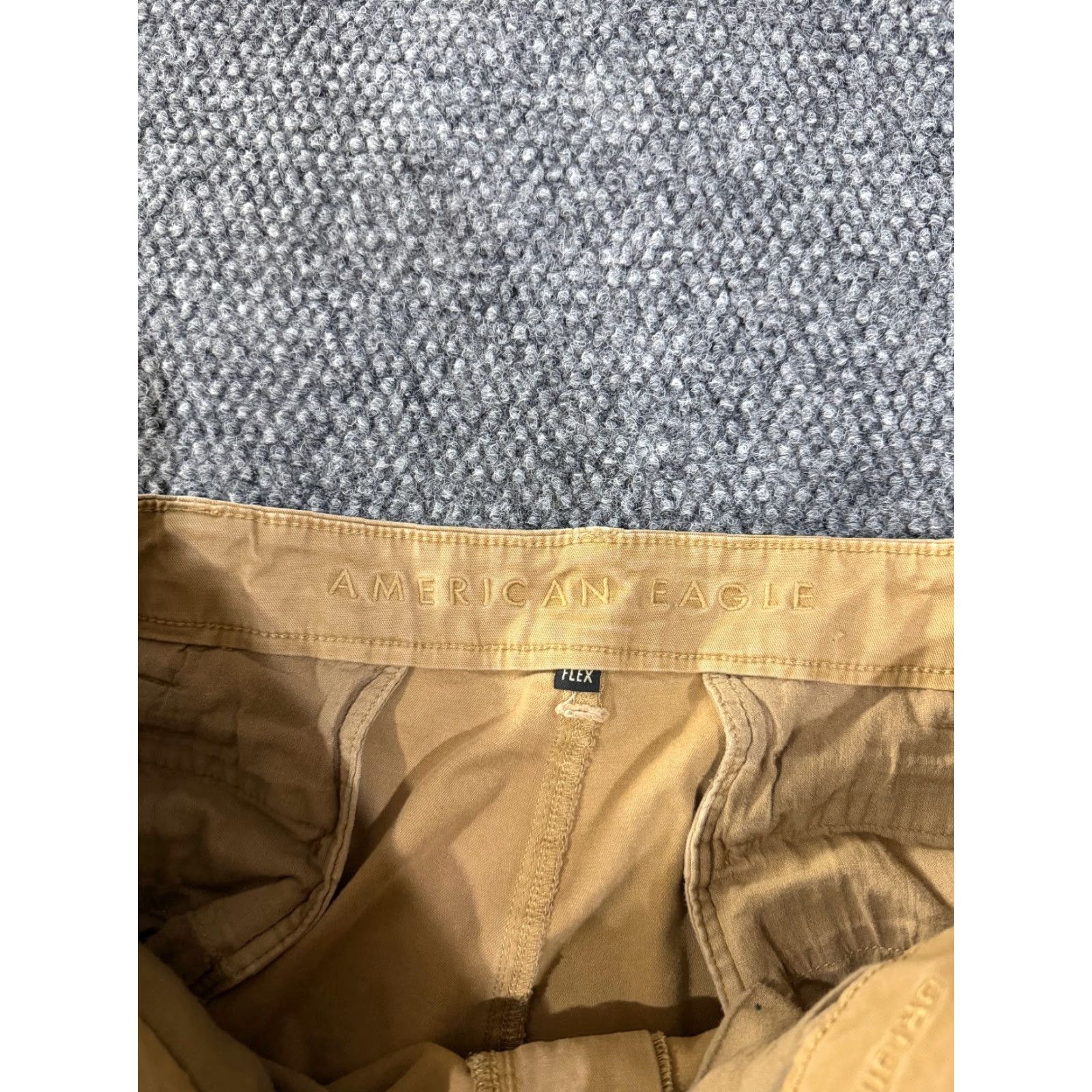 American Eagle Outfitters American Eagle Outfitters Pants Mens 36x29 Beige Straight Chino Casual Regular Baggy? Size US 36 / EU 52 - 7 Thumbnail