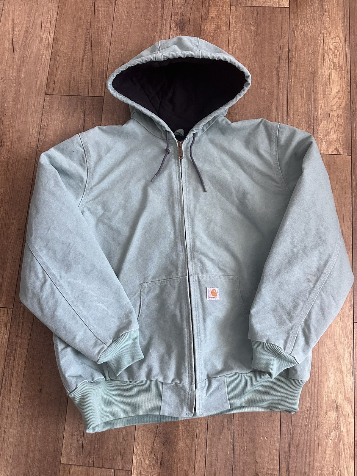 Carhartt Carhartt Active Zip Hooded Jacket Bomber 90s Size US L / EU 52-54 / 3 - 1 Thumbnail