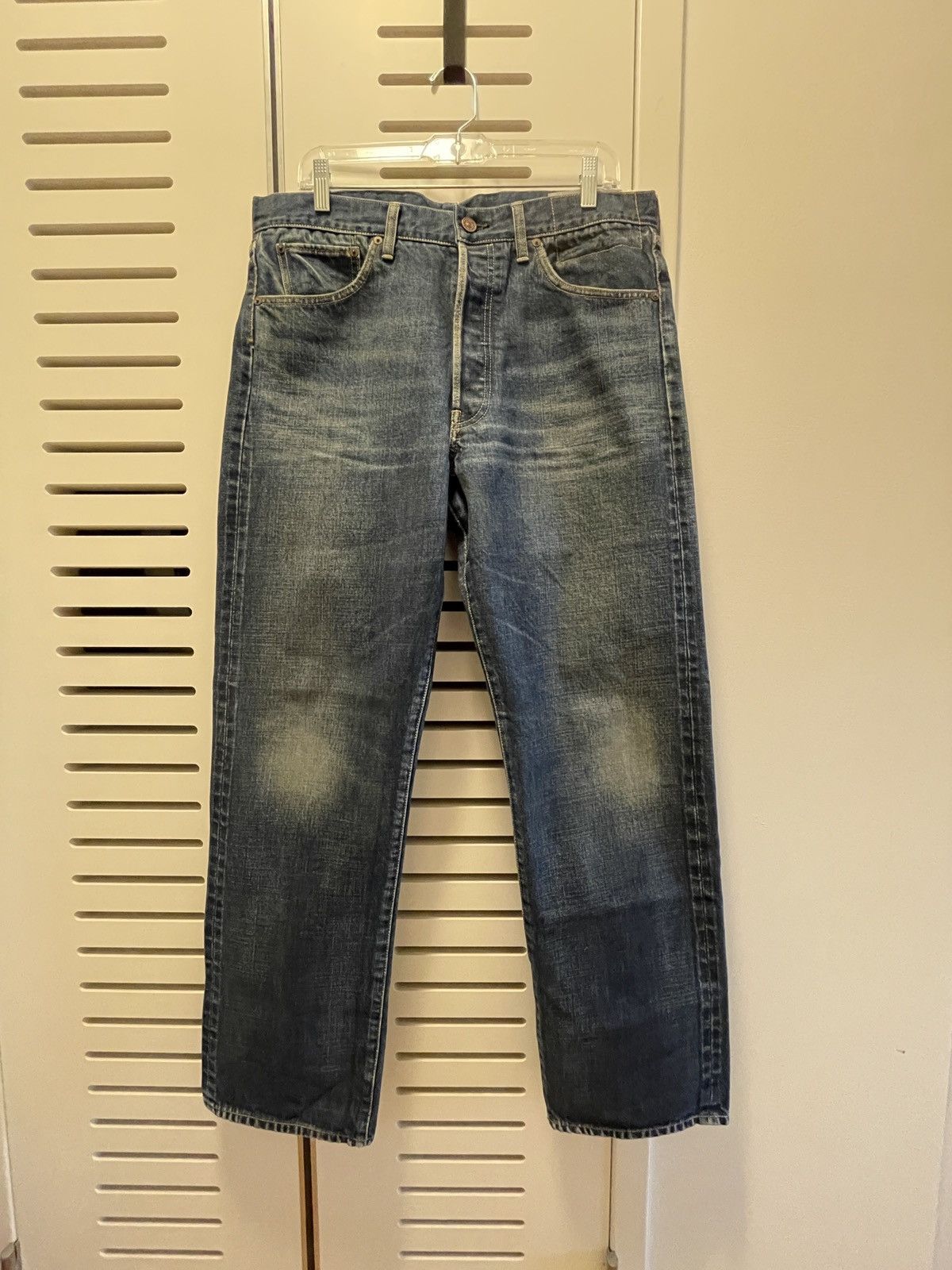 Visvim Social sculpture 00 damaged-40 jeans indigo Size US 36 / EU 52 - 1 Thumbnail