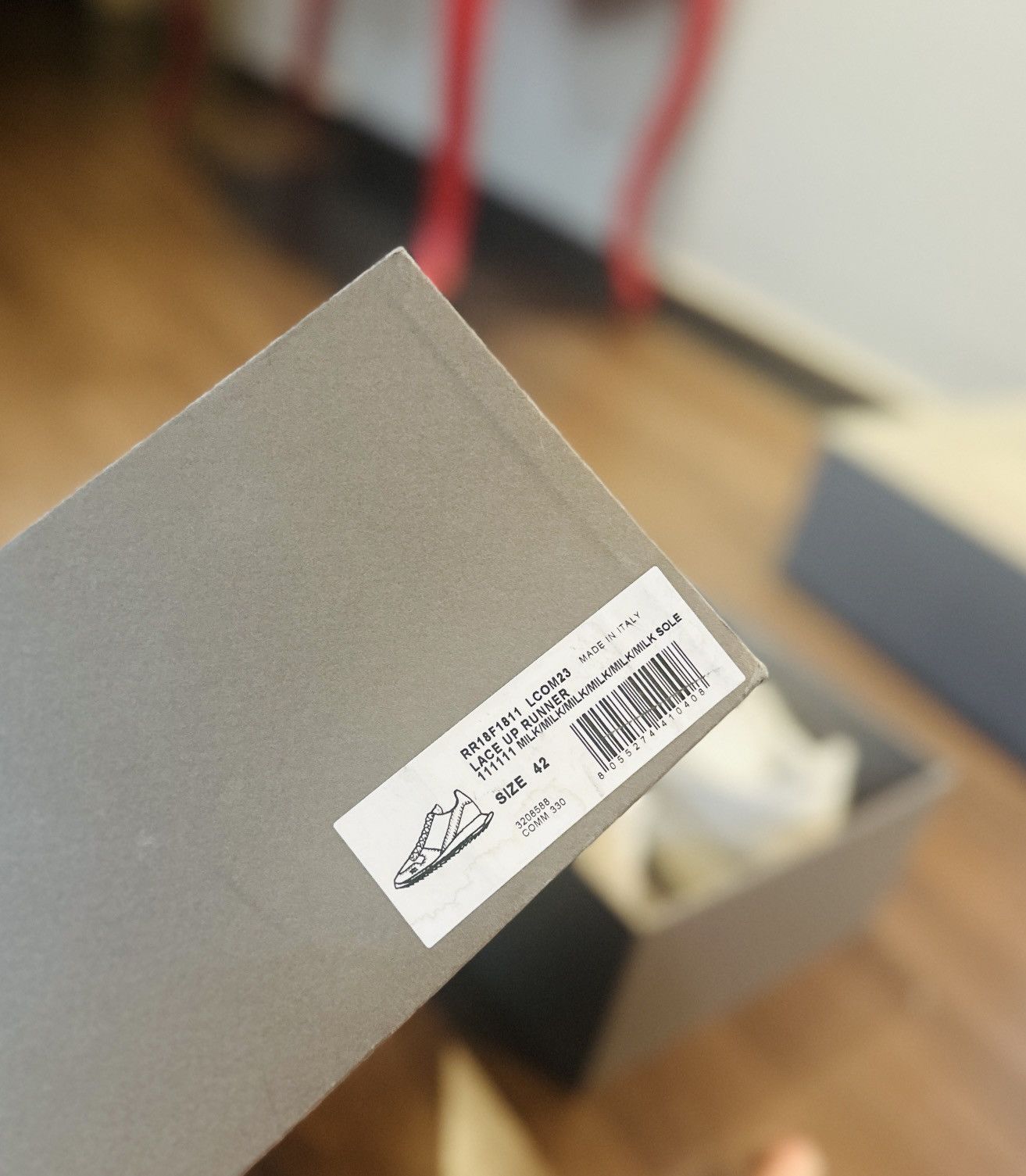 Rick Owens Rick Owens Off-White Plastic Shearling Runner Sneaker Size US 9 / EU 42 - 7 Thumbnail