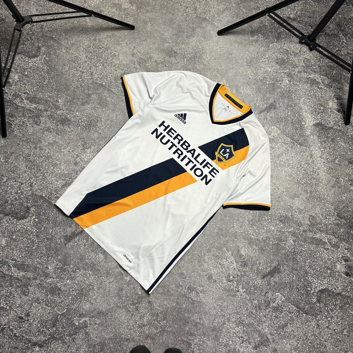 Adidas Mens Adidas FC La Galaxy MLS 2015 Don Ditar soccer jersey Size US M / EU 48-50 / 2 - 1 Thumbnail