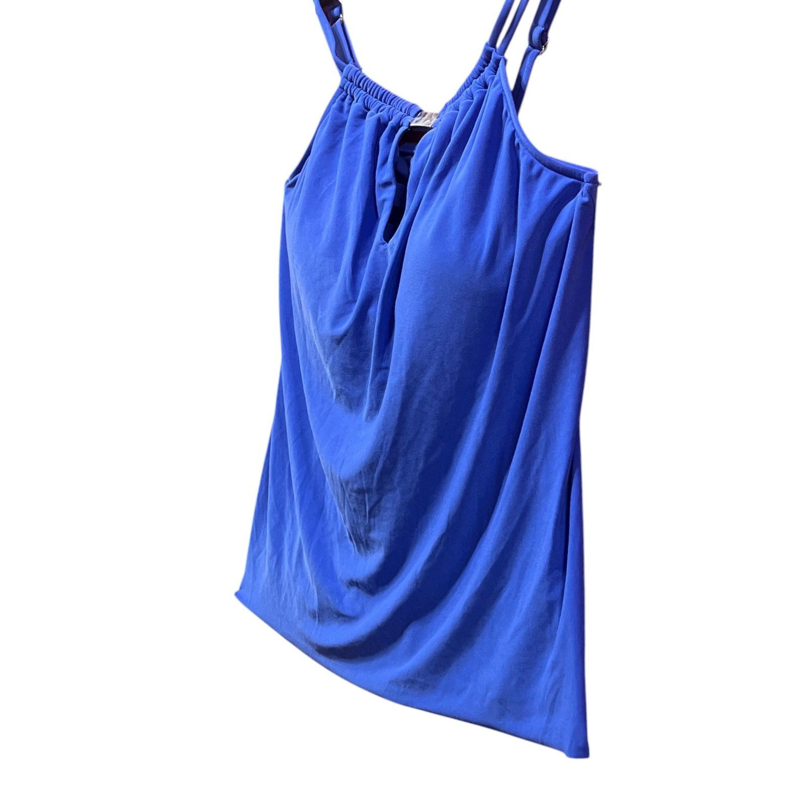 Other Aqua Green - Women's UPF 50 High Neck KeyHole Tankini Top - Size ONE SIZE - 16 Thumbnail