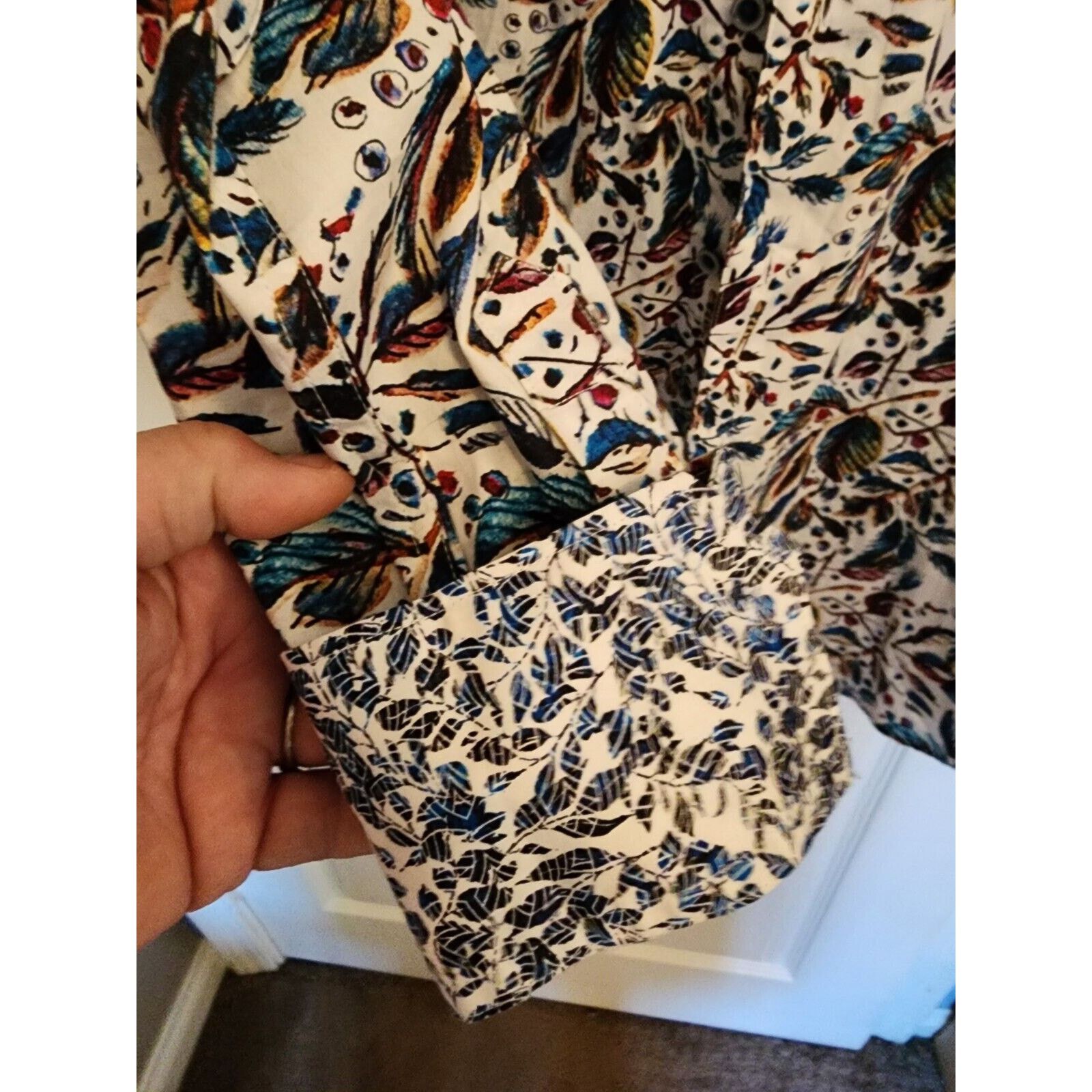 Robert Graham Robert Graham Men's Large Long Sleeve Button Up Shirt Size US L / EU 52-54 / 3 - 3 Thumbnail