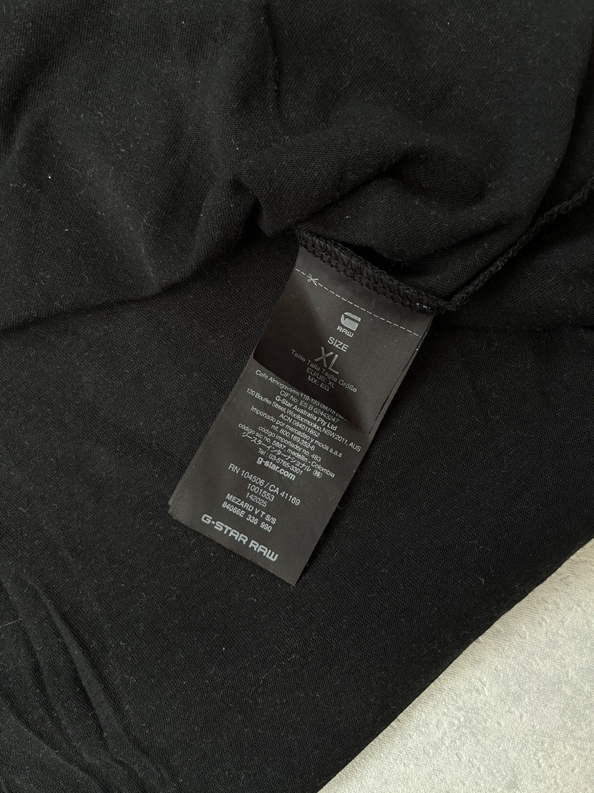 G-Star × Vintage 90’s G STAR RAW RETRO V-NECK AVANT-GARDE Y2K TEE Size US XL / EU 56 / 4 - 5 Thumbnail