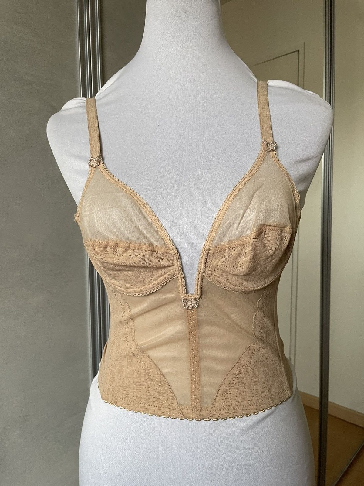 Dior CHRISTIAN DIOR BUSTIER CORSET MONOGRAM Size XS / US 0-2 / IT 36-38 - 2 Thumbnail