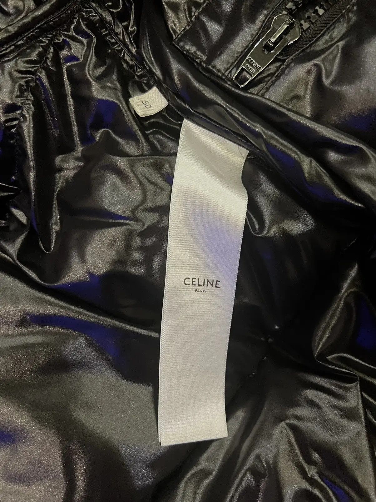 Celine × Hedi Slimane Celine Hedi Black Puffy Jacket Size US M / EU 48-50 / 2 - 5 Thumbnail
