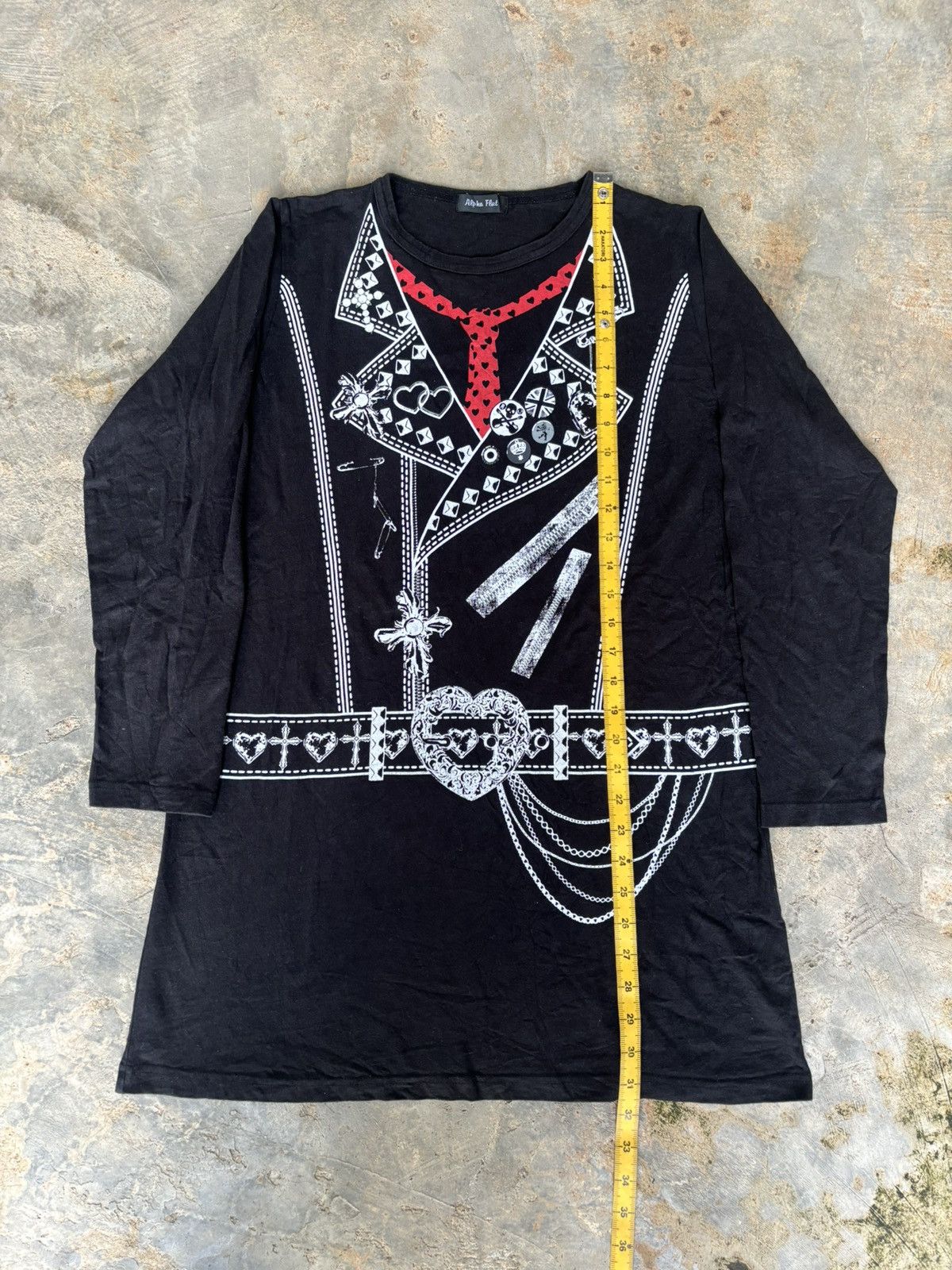 Hysteric Glamour × If Six Was Nine × Japanese Brand Y2k Alpha flat Ifsixwasnine Punk style Longsleeve Size US XL / EU 56 / 4 - 9 Thumbnail