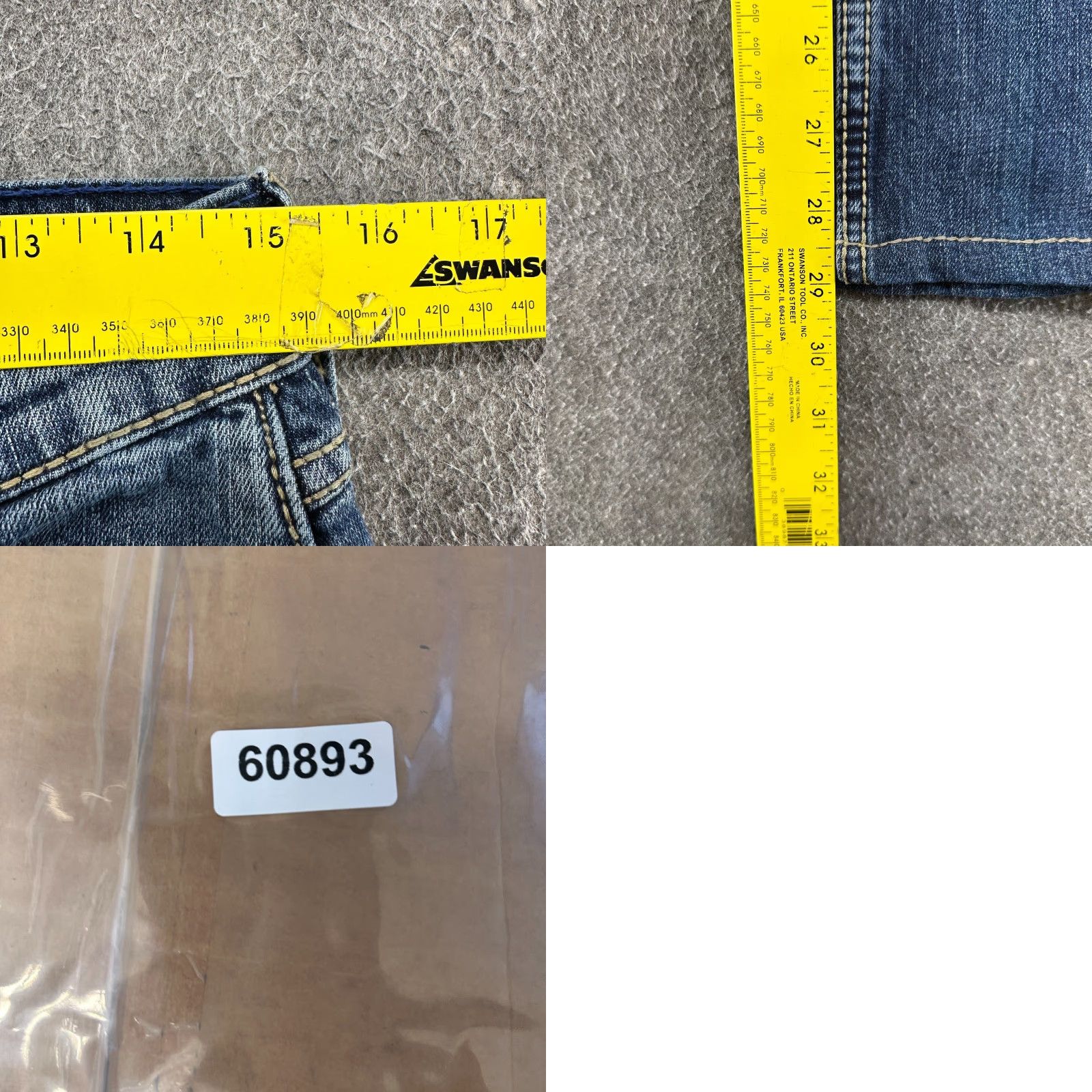 Wrangler Wrangler Retro Jeans Mens 30x29 Blue Medium Wash Slim Bootcut Stretch Denim 5-Pocket Regular Fit USA Cowboy Jeans Size US 30 / EU 46 - 8 Thumbnail
