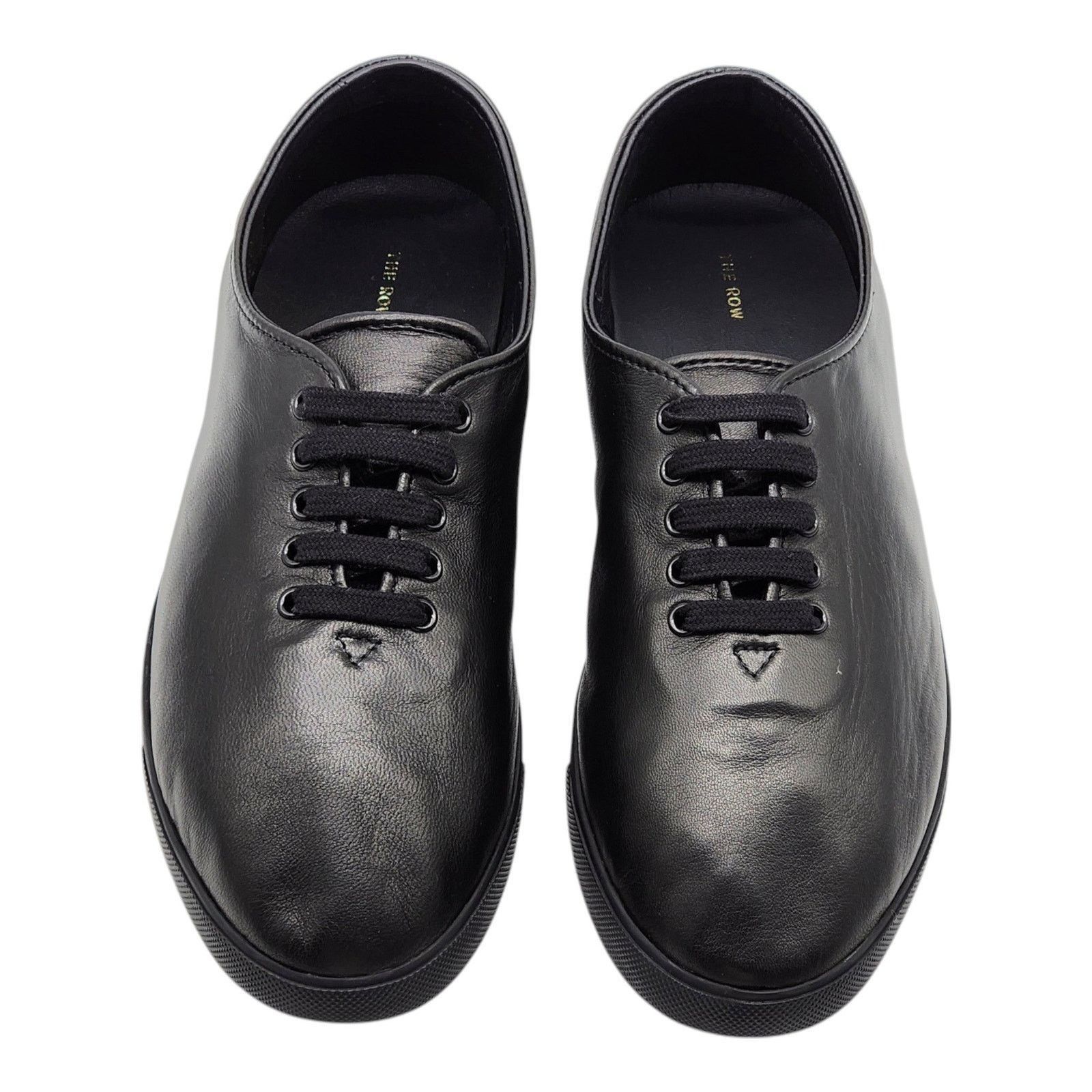 The Row Sam Leather Sneakers - Black - EU 35 / US 5 $1190 NWB Size US 5 / IT 35 - 3 Thumbnail