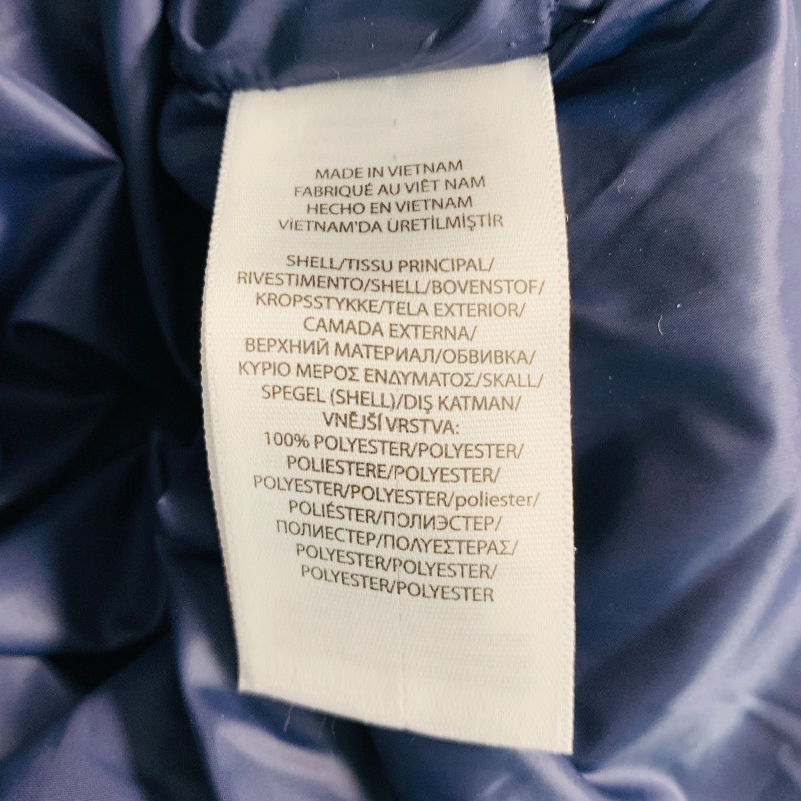 Ralph Lauren RALPH LAUREN Size XL Navy Blue Camo Polyester Zip Up Jacket Size US XL / EU 56 / 4 - 5 Thumbnail