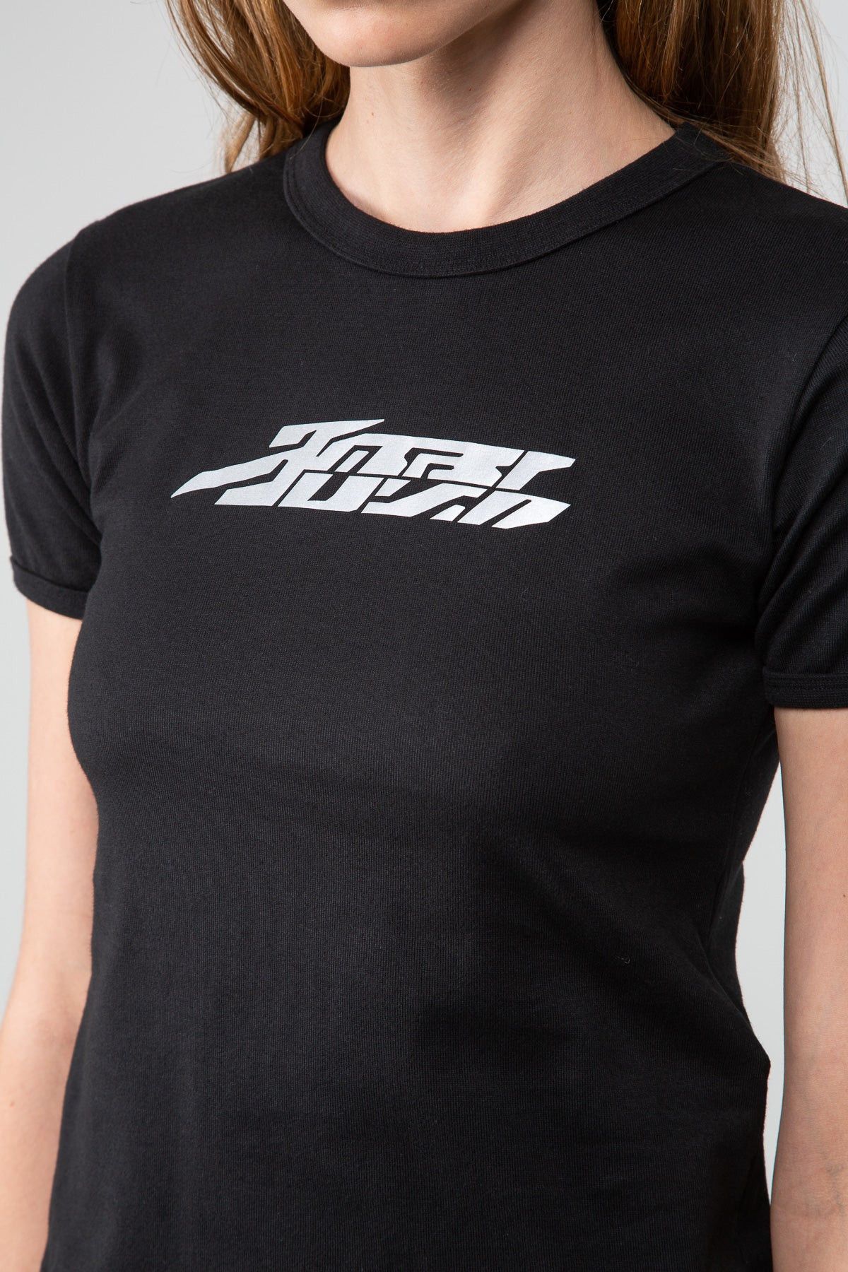 Ambush Design $250 Ambush Reflective Cropped Fitted T-Shirt Size L / US 10 / IT 46 - 2 Thumbnail