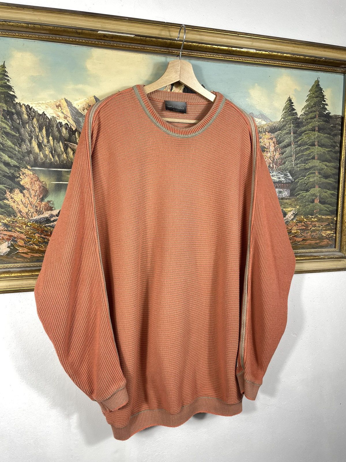 Carlo Colucci × Coogi × Vintage Vintage Carlo Colucci Coogi Style Cable Knitwear Jumper Pull Size US XL / EU 56 / 4 - 3 Thumbnail