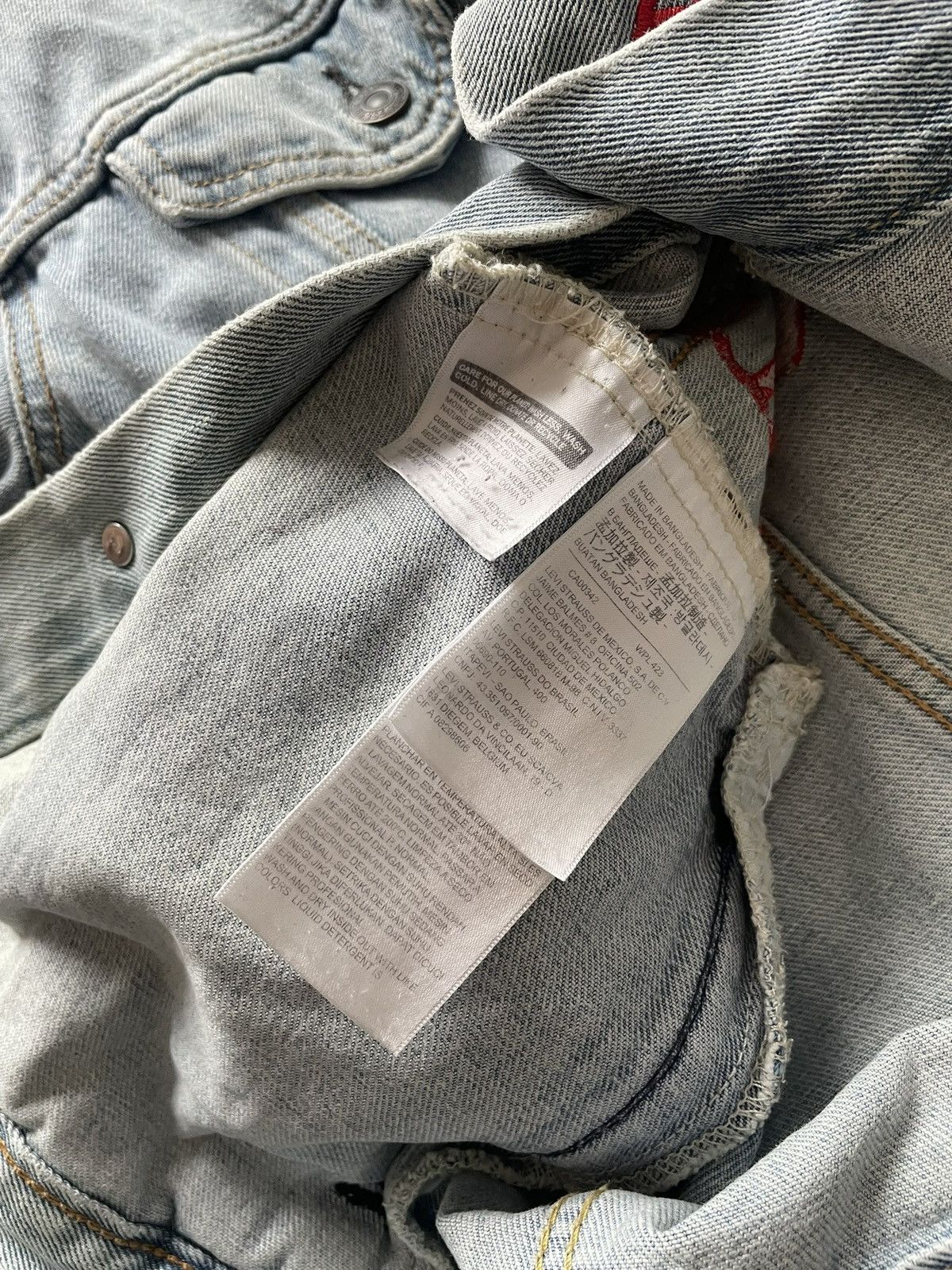 Levi's Levi’s x Travis Scott Astroworld Cotton Denim Jacket Size US L / EU 52-54 / 3 - 10 Thumbnail
