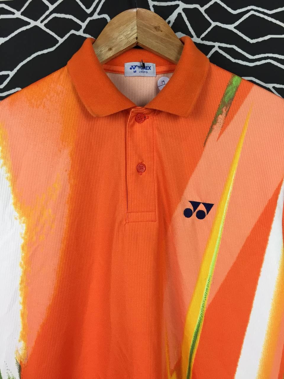 Japanese Brand Vtg Yonex Jaspo Made In Japan Fullprint Badminton Jersey Size US M / EU 48-50 / 2 - 3 Thumbnail