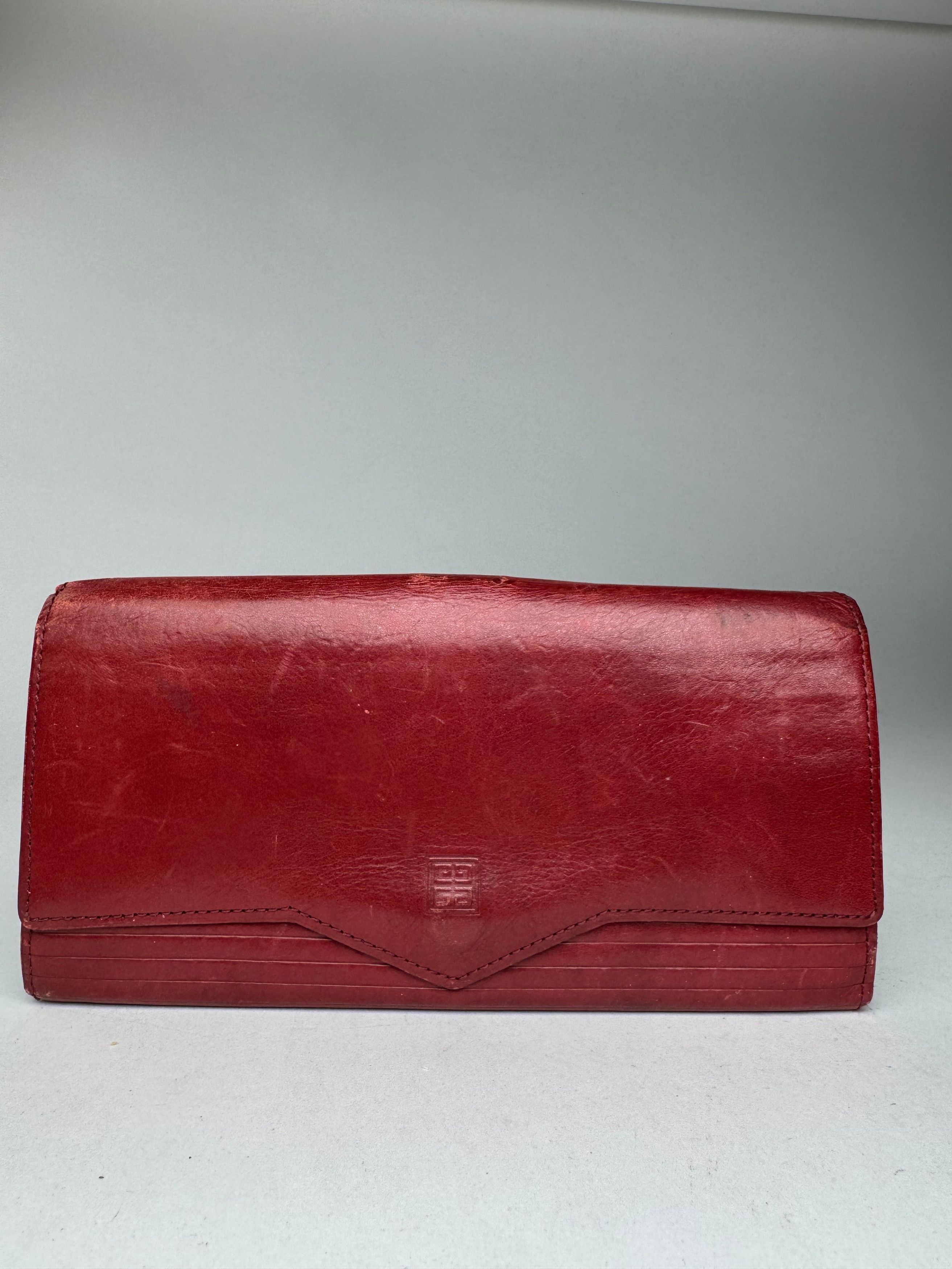 Givenchy Vintage Leather wallet red Size ONE SIZE - 1 Thumbnail