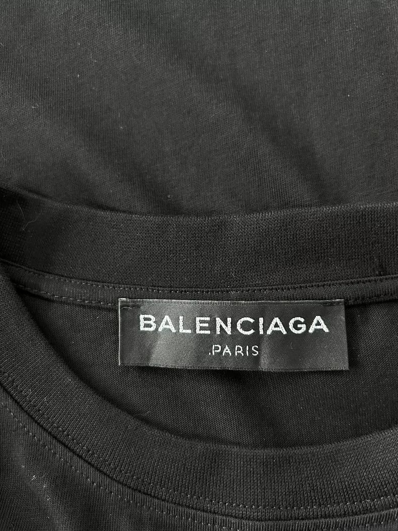Balenciaga Balenciaga Black printed cotton T-shirt Size US S / EU 44-46 / 1 - 3 Thumbnail
