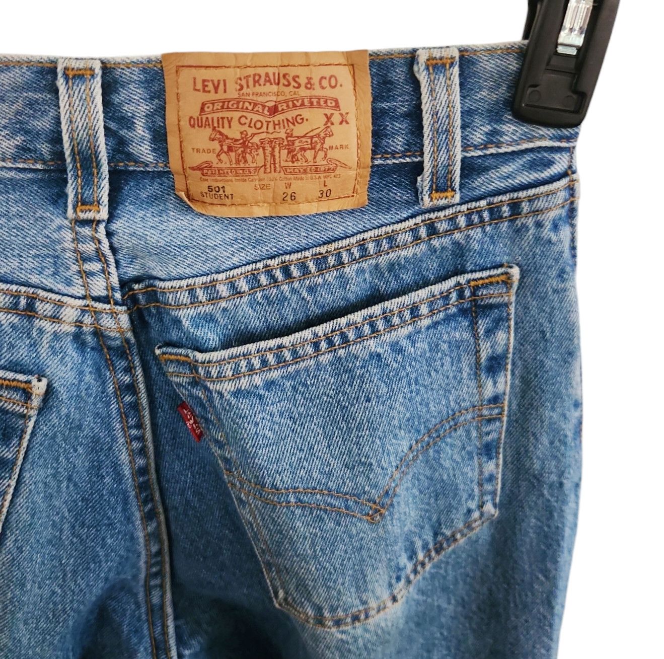 Levi's × Vintage Levi's True Vintage 501 Student XX USA Made VTG Red Tab 26 Size US 26 / EU 42 - 6 Thumbnail