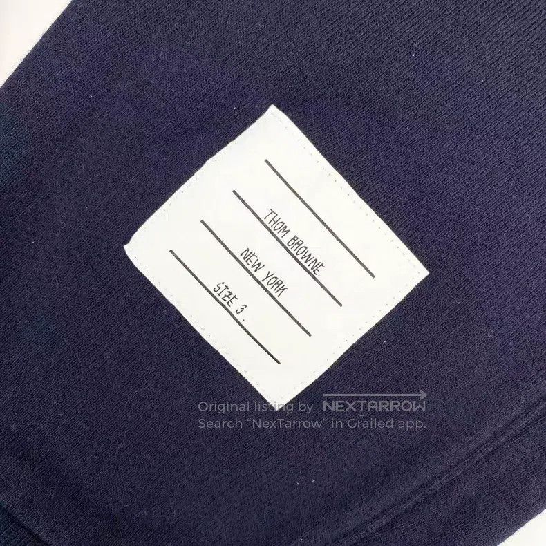 Thom Browne Thom Browne size 3 Four-bar striped joggers Size US 36 / EU 52 - 4 Thumbnail