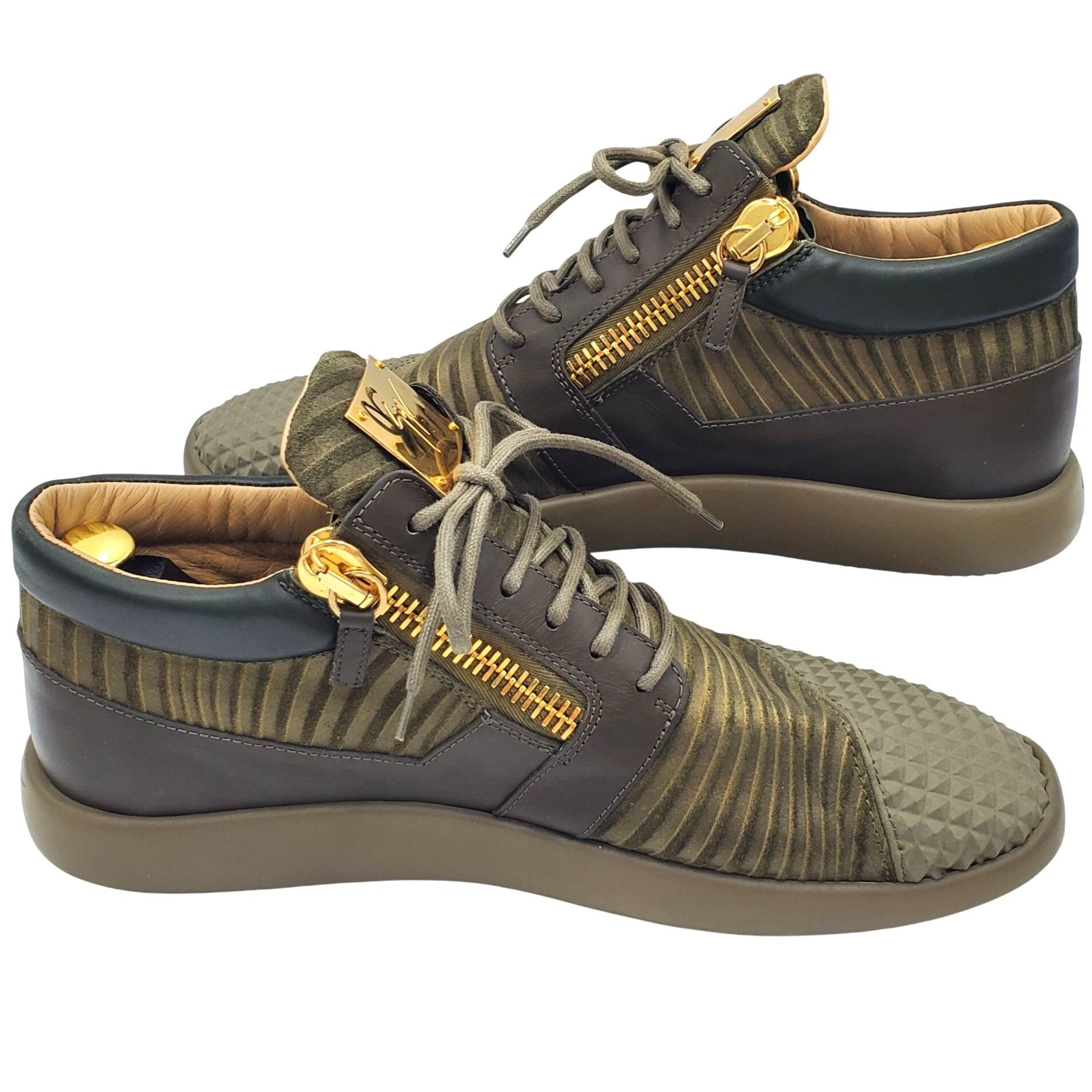 Other Italy Giuseppe Zanotti Pyramid Mens size 13 Green Leather Su Size US 13 / EU 46 - 8 Thumbnail