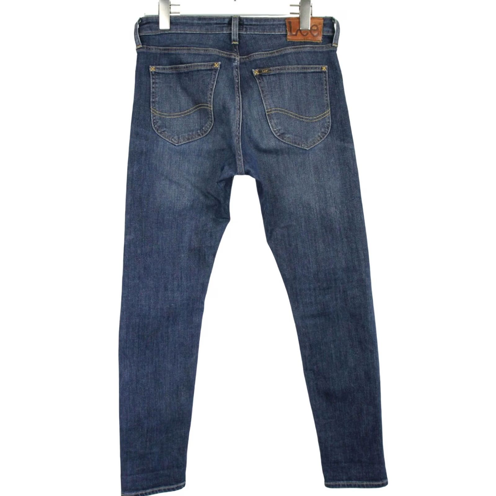 Lee Lee Malone Jeans Men's W31/L32 Slim Fit Blue Faded Whiskers Stretch Zip Fly Size US 31 - 2 Thumbnail