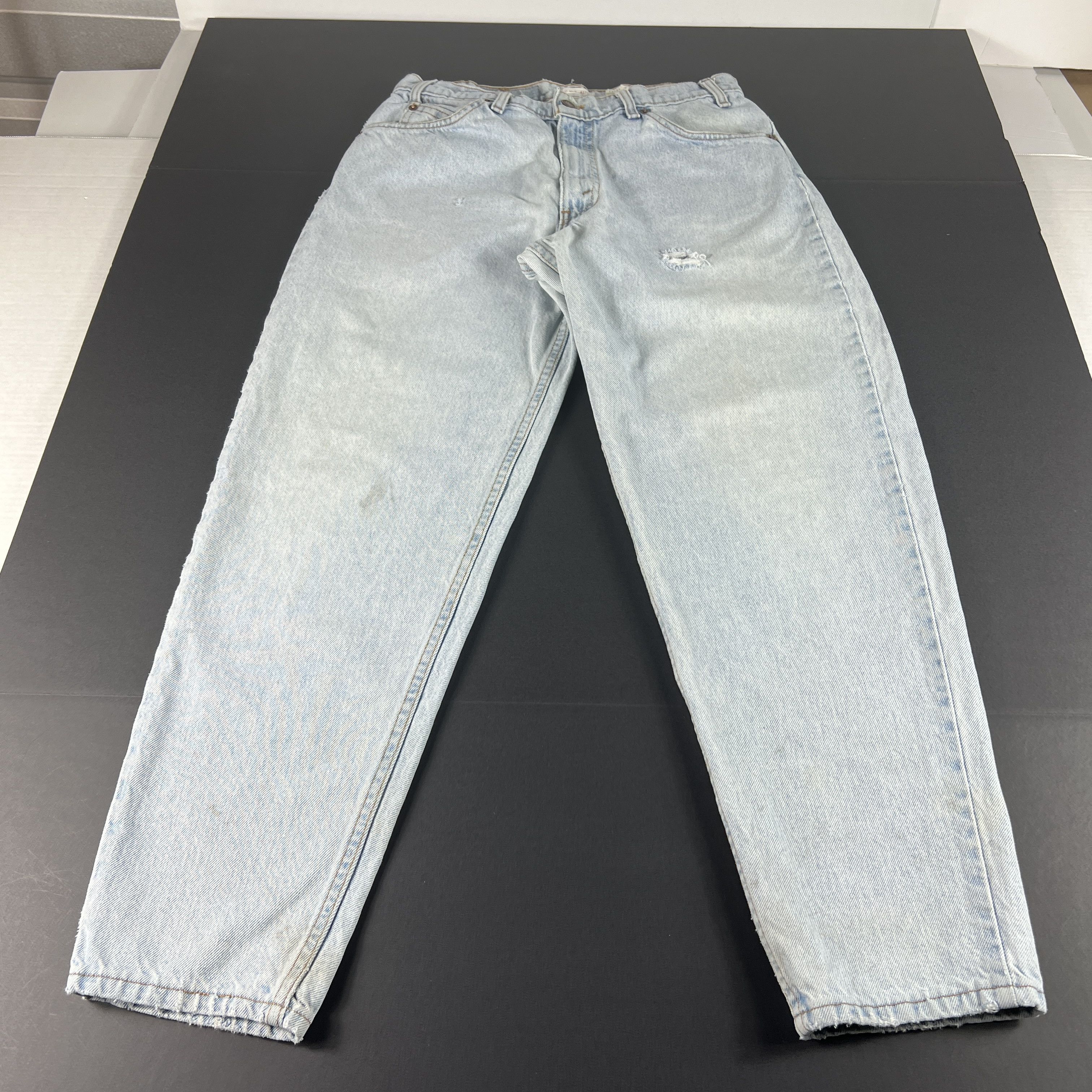 Levi's × Vintage VTG 90s Levi's Jean 560 Loose Taper Blue Denim Orange Tab Size US 32 / EU 48 - 1 Thumbnail